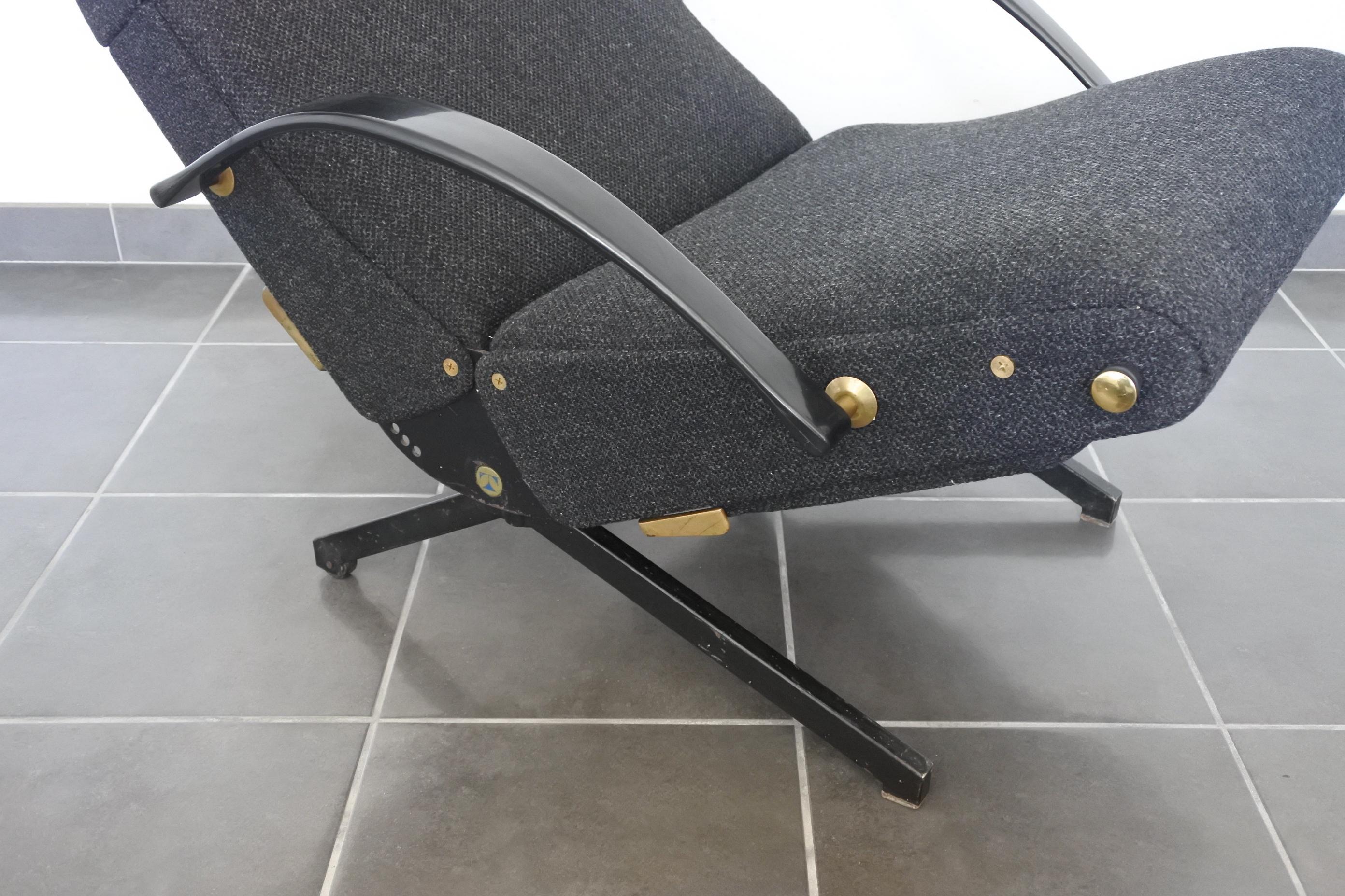 Early Osvaldo Borsani P40 Lounge Chair for Tecno, 1950s 2