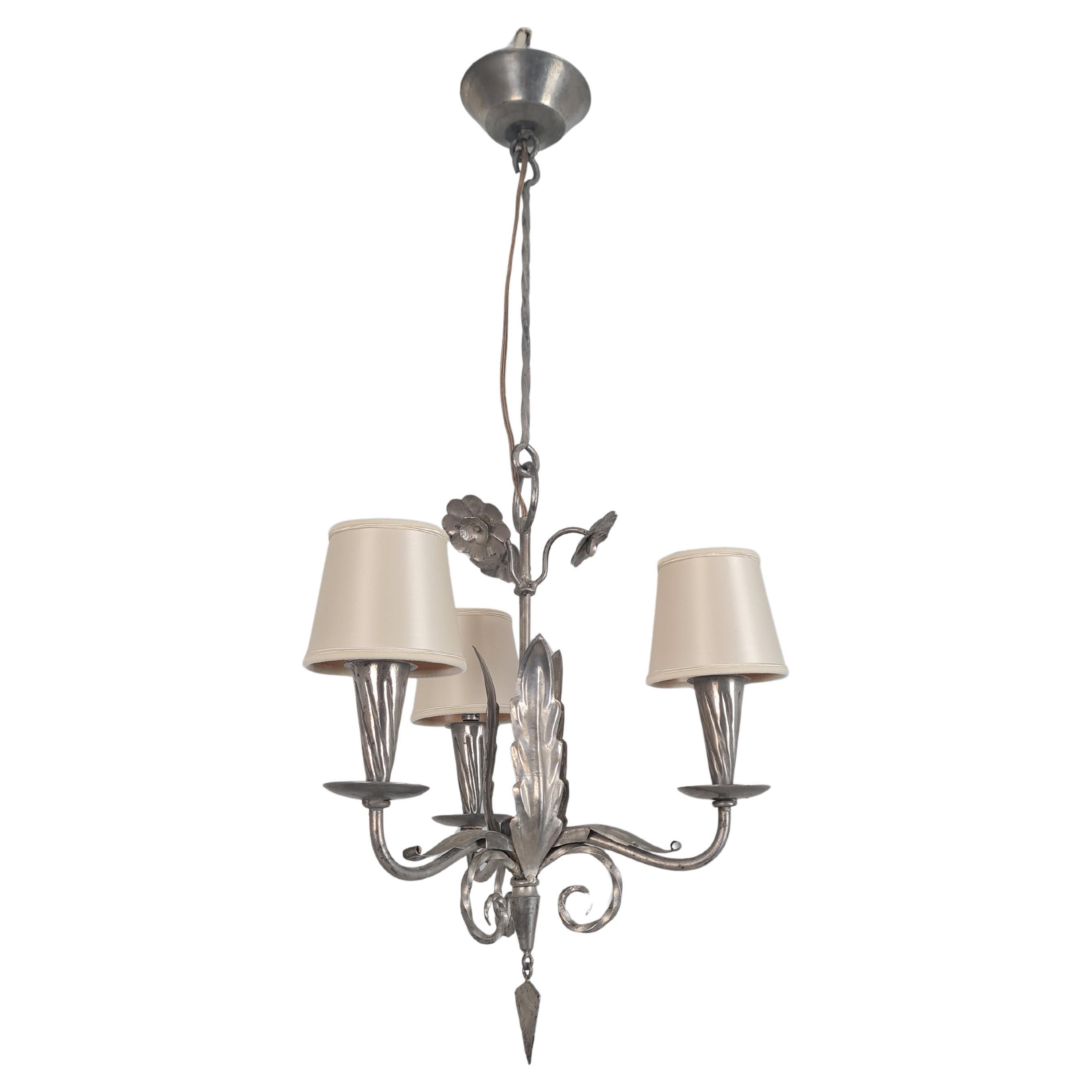 Early Paavo Tynell Ceiling Lamp Model TT1/SM927  In Tin, Taito 1930s