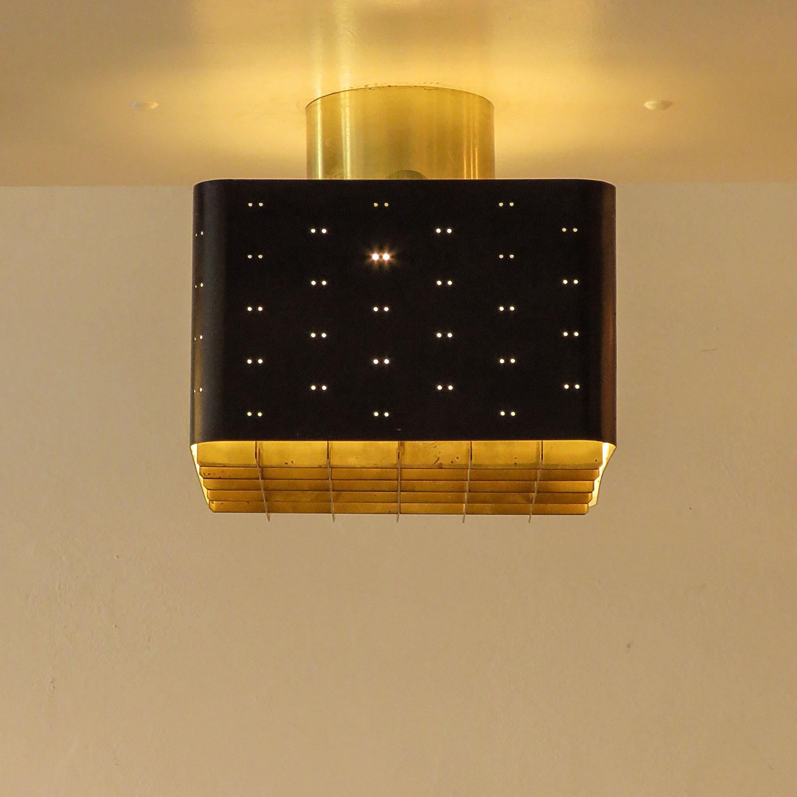 Early Paavo Tynell Ceiling Light, Model 9068 In Good Condition In Los Angeles, CA