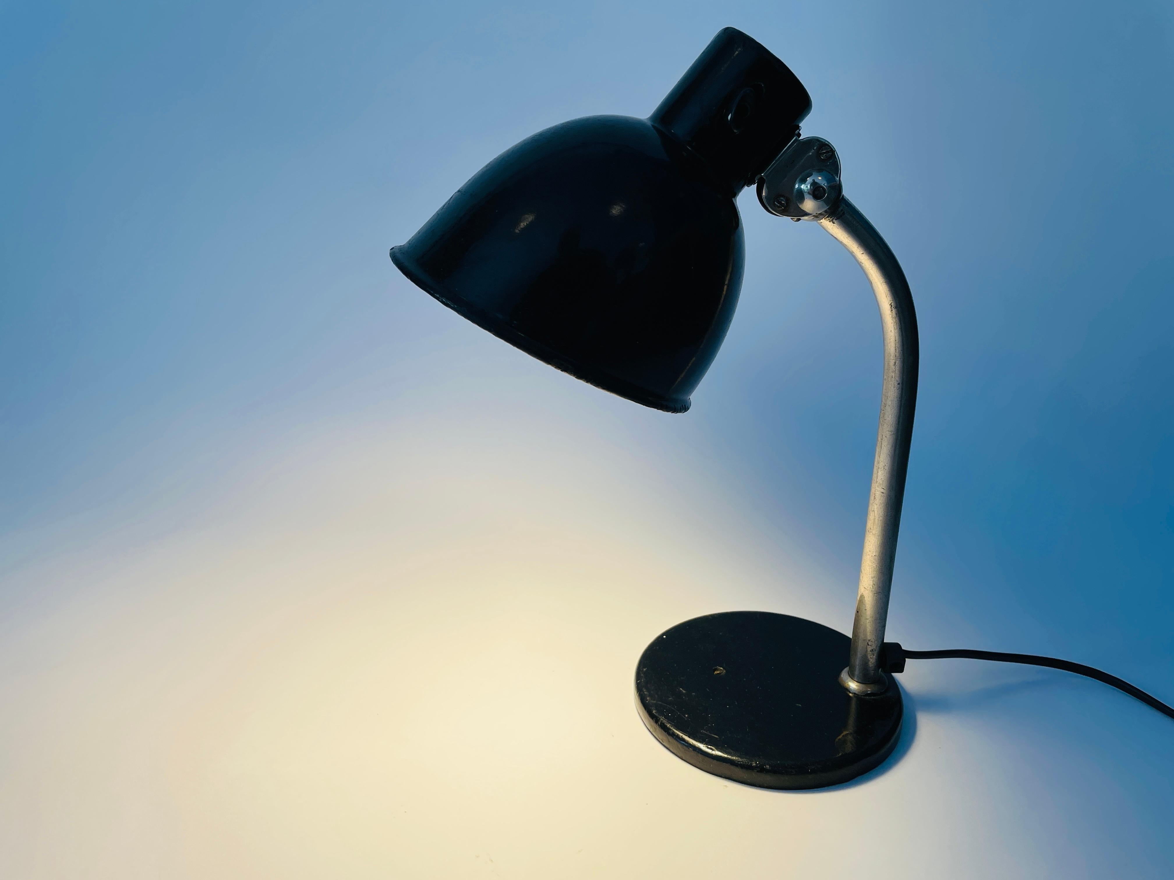 Bauhaus Early Paavo Tynell Desk Lamp, Model 5307, TAITO Finland 1930's For Sale