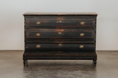 Commode suédoise peinte précocement, vers 1850