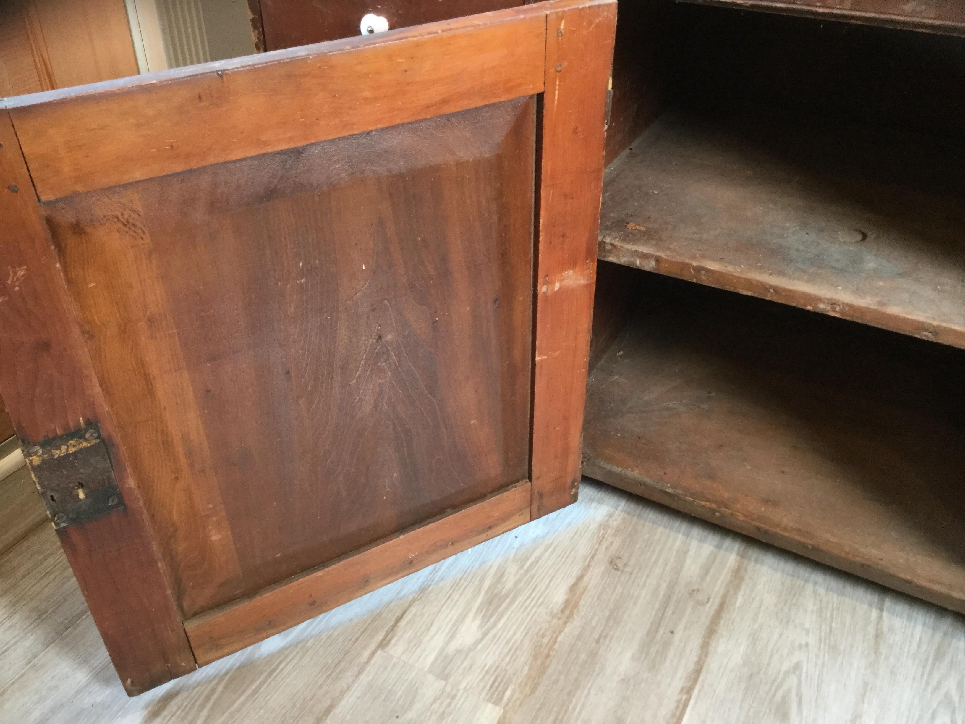 Early Painted Primitive Pine Dry Sink, 1830s 4