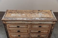 Early Painted Shop Counter From France, Circa 1940