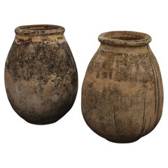 Early Pair Of Biot Jars From France, Circa 1940