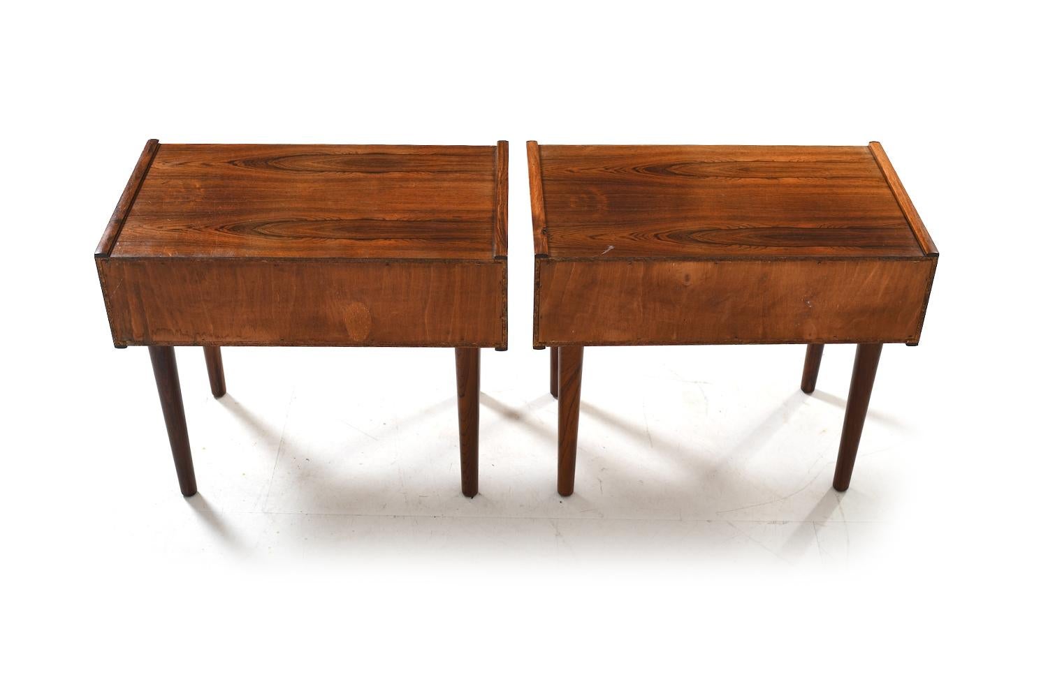 Early Pair of Danish Bedside Tables 1960s in vendita 2
