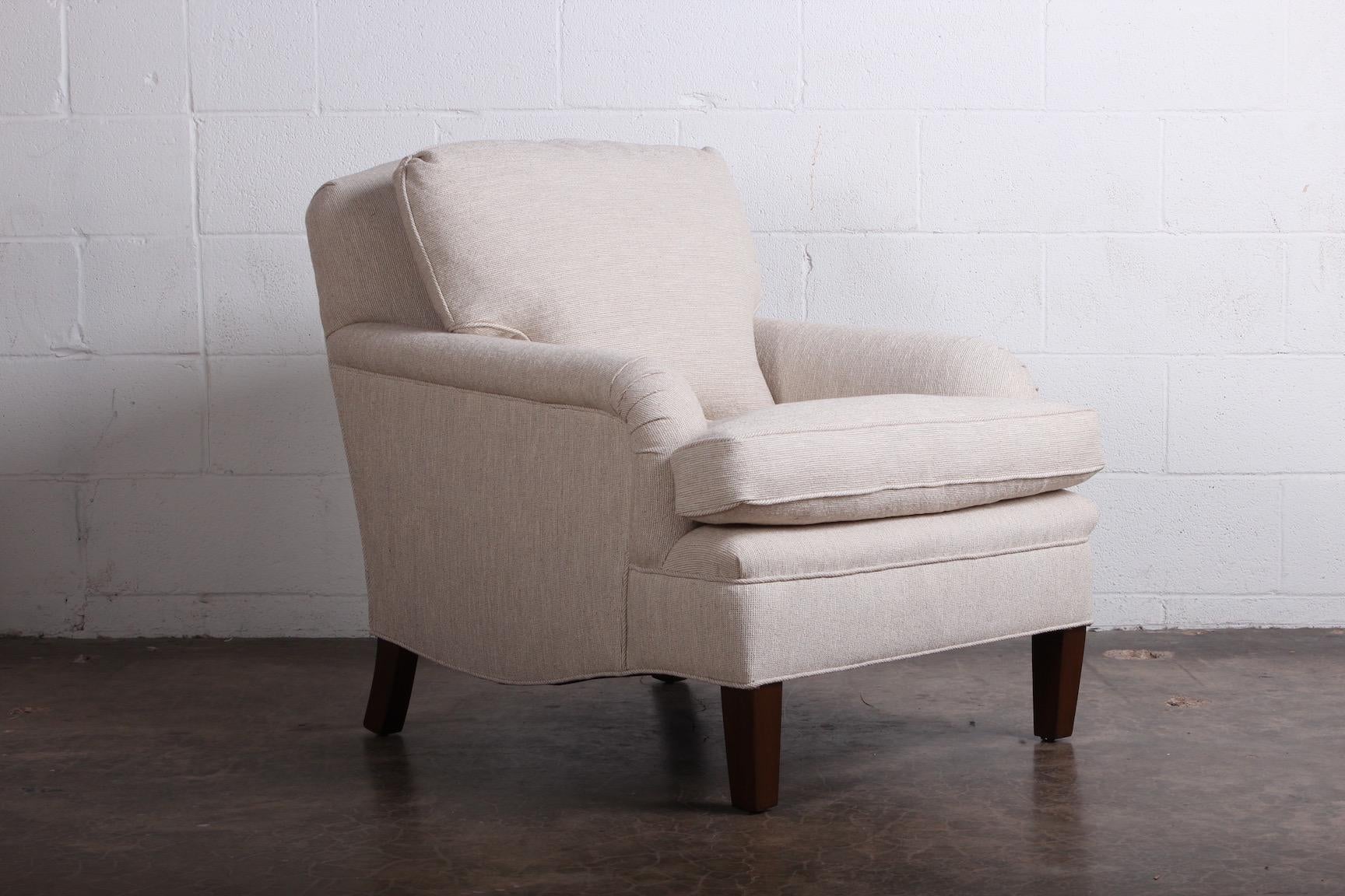 Early Pair of Dunbar Lounge Chairs by Edward Wormley 2