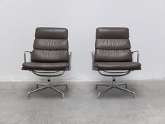 Early Pair of 'EA216' Chairs by Charles & Ray Eames for Herman Miller, 1970s