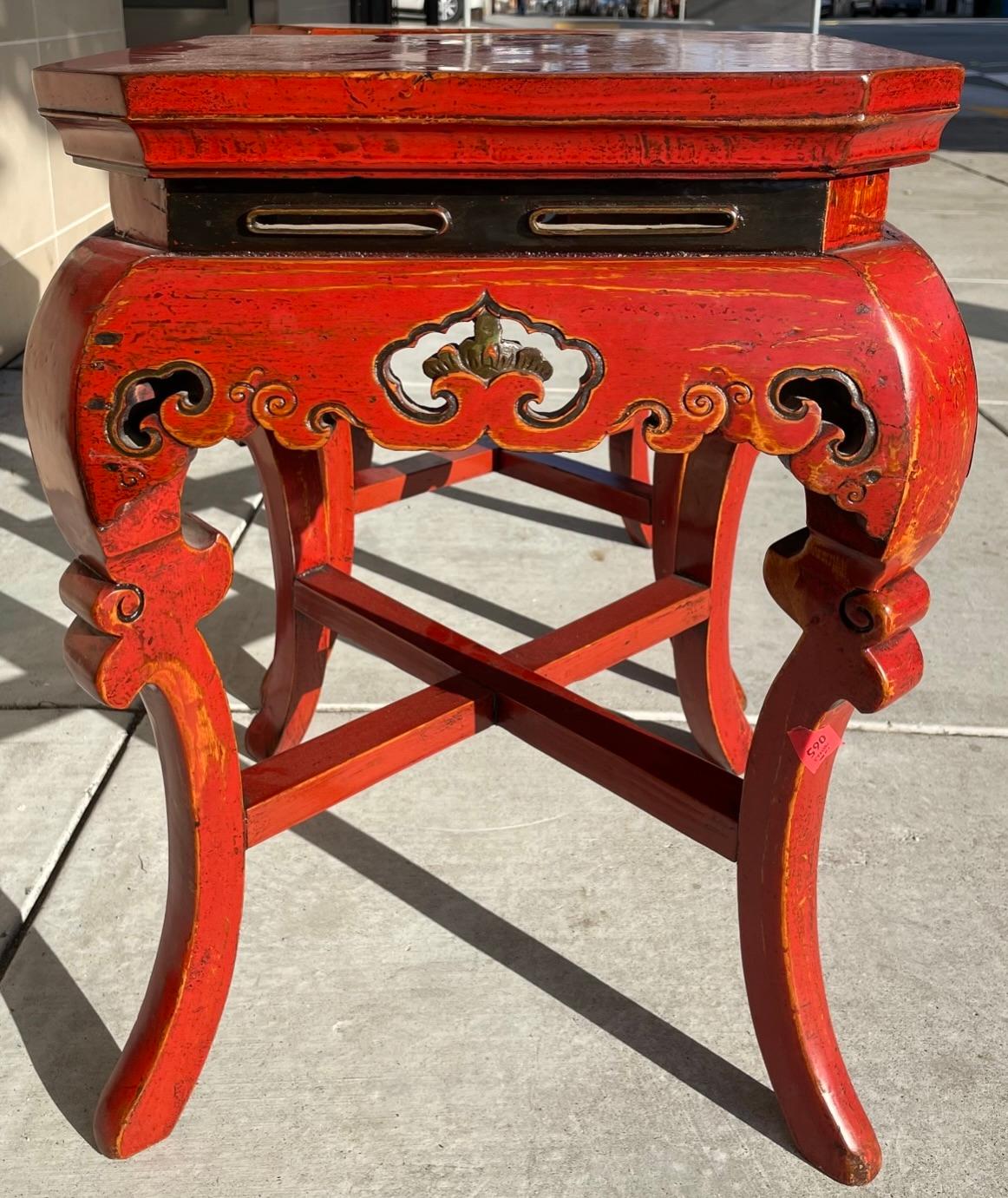 Early Pair of Fijian Tables For Sale 1