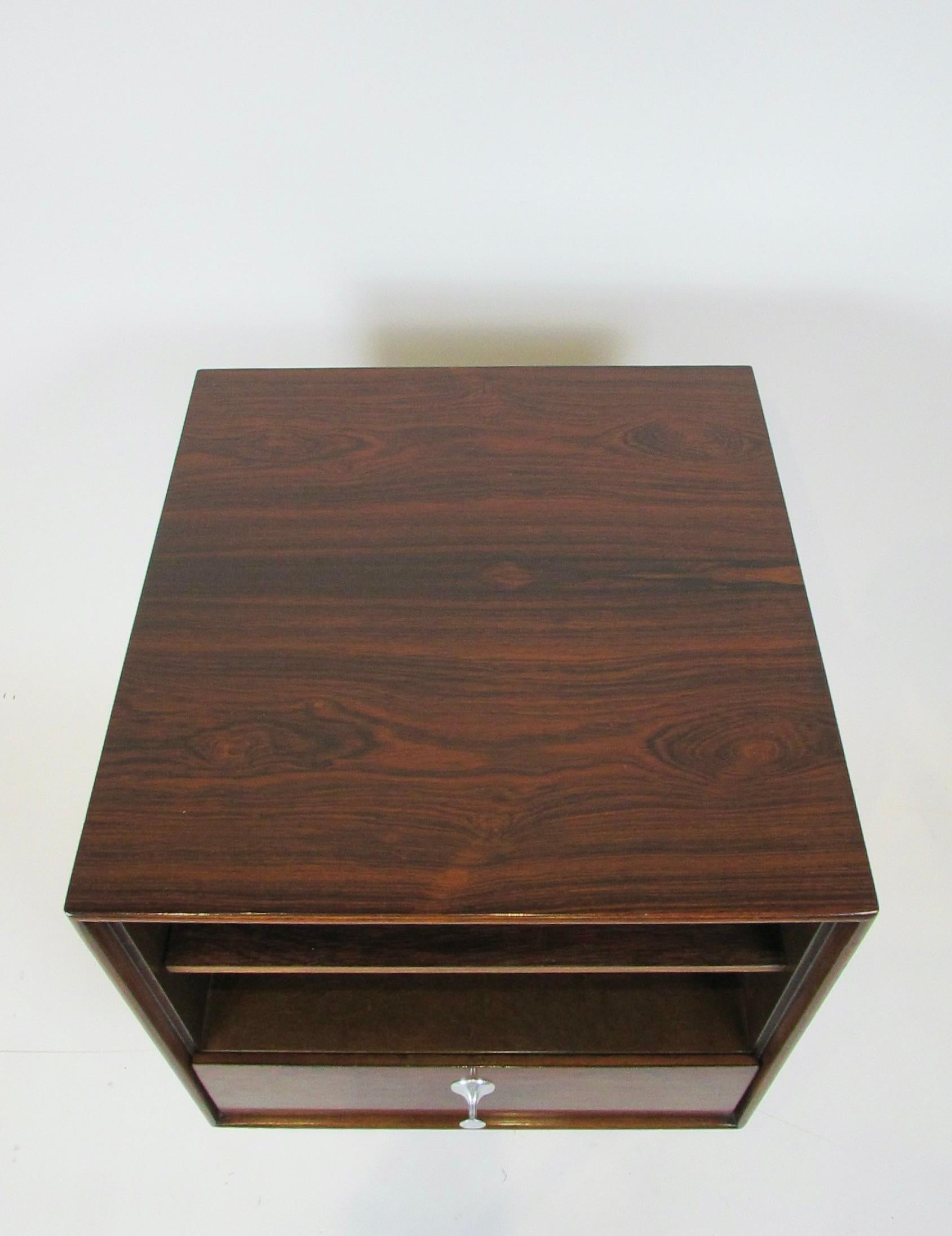 Early Pair of George Nelson Herman Miller Nightstands from the Thin Edge Group 2