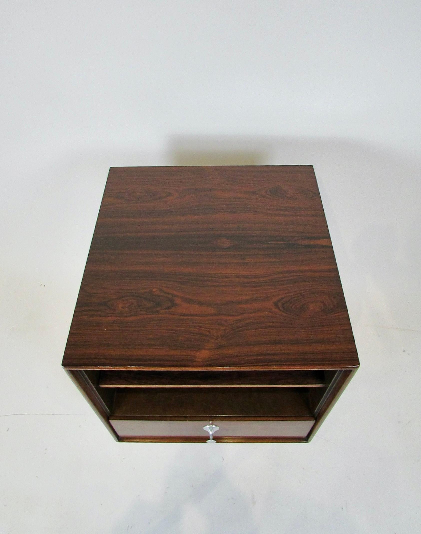 Early Pair of George Nelson Herman Miller Nightstands from the Thin Edge Group 1