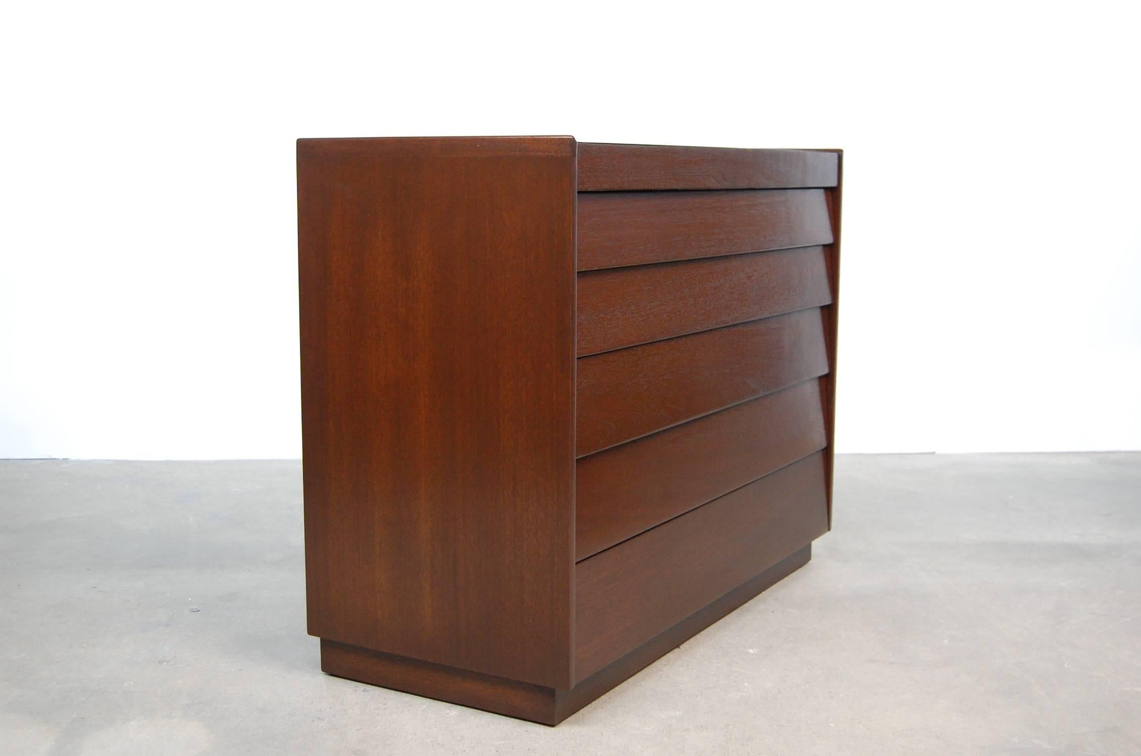 American Early Pair of Louver Front Dressers by Edward Wormley For Sale