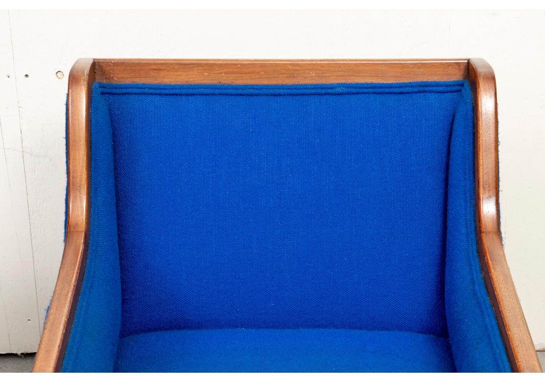 Pair Of Mid Century Club Chairs Attributed To Kipp Stewart for Restoration For Sale 8