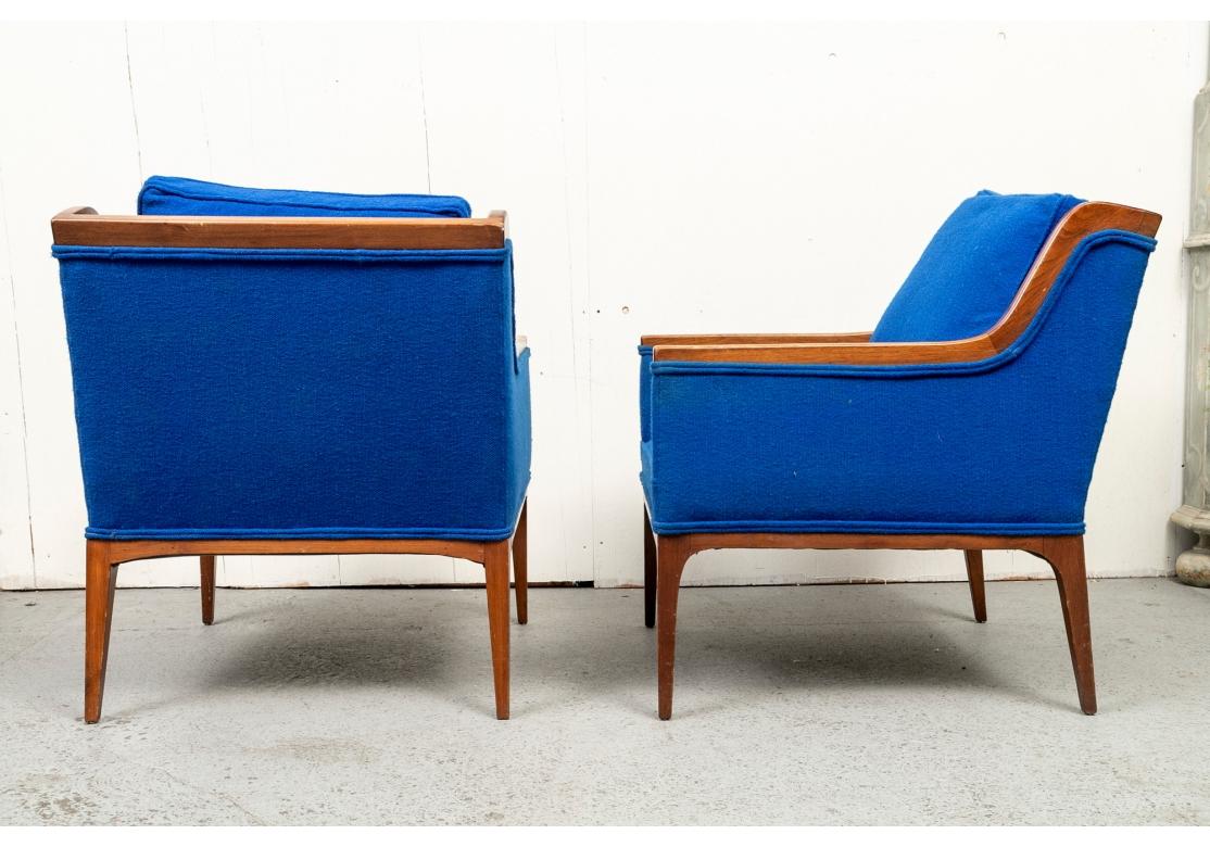 Pair Of Mid Century Club Chairs Attributed To Kipp Stewart for Restoration For Sale 3