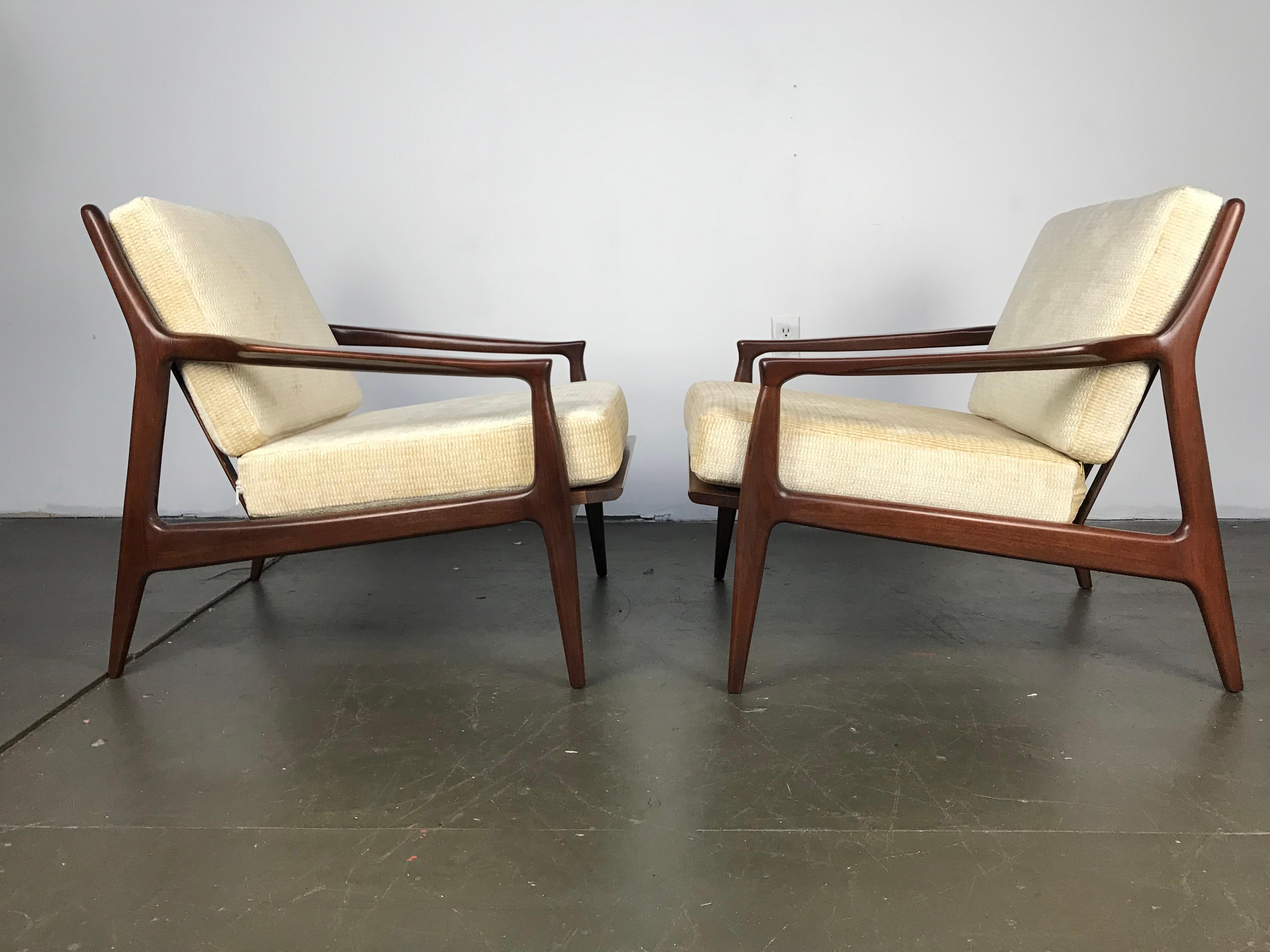 Archie Lounge Chairs by Milo Baughman for Thayer Coggin   In Good Condition In Framingham, MA