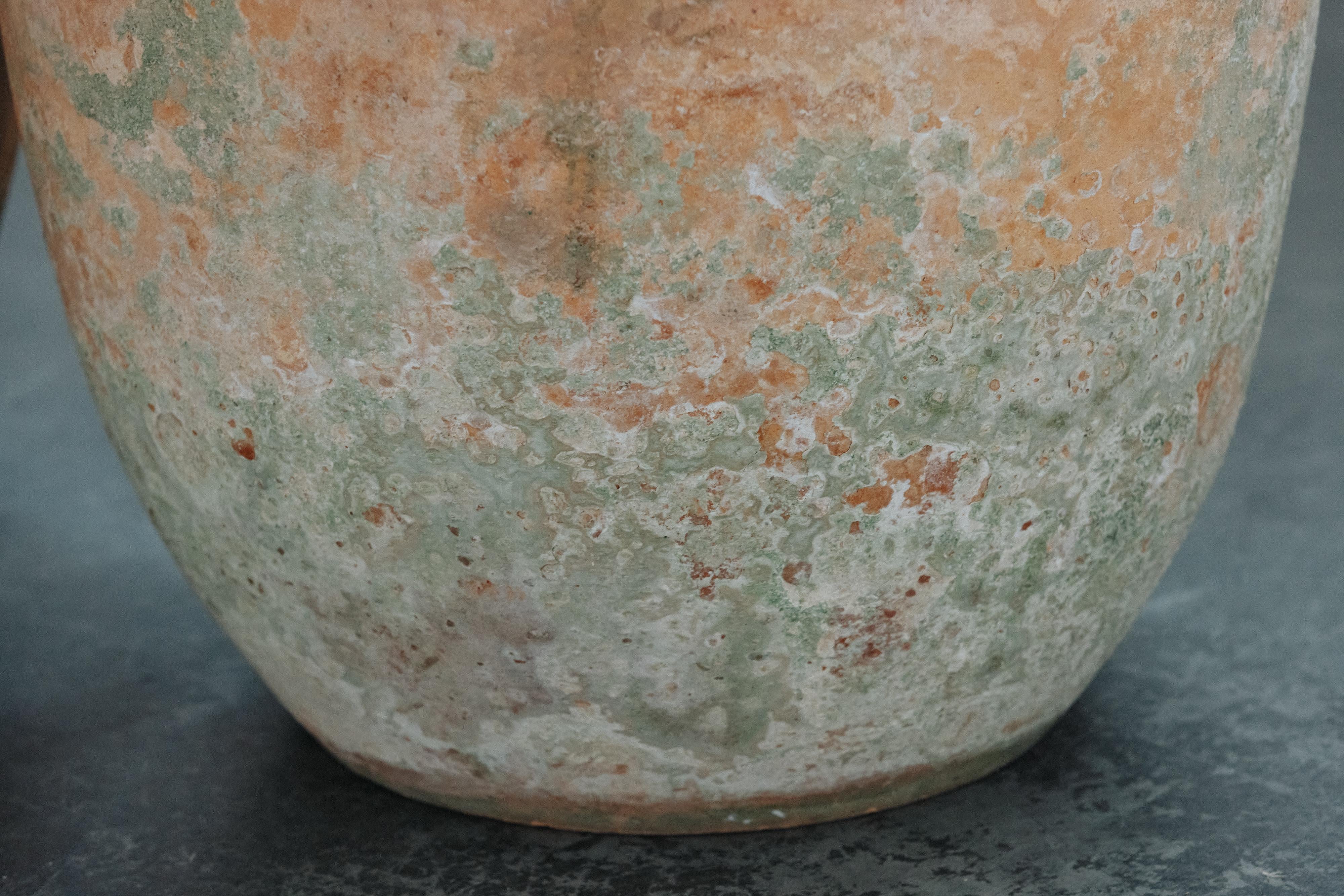 Early 20th Century Early Pair Of Terracotta Urns From France, Circa 1920 For Sale