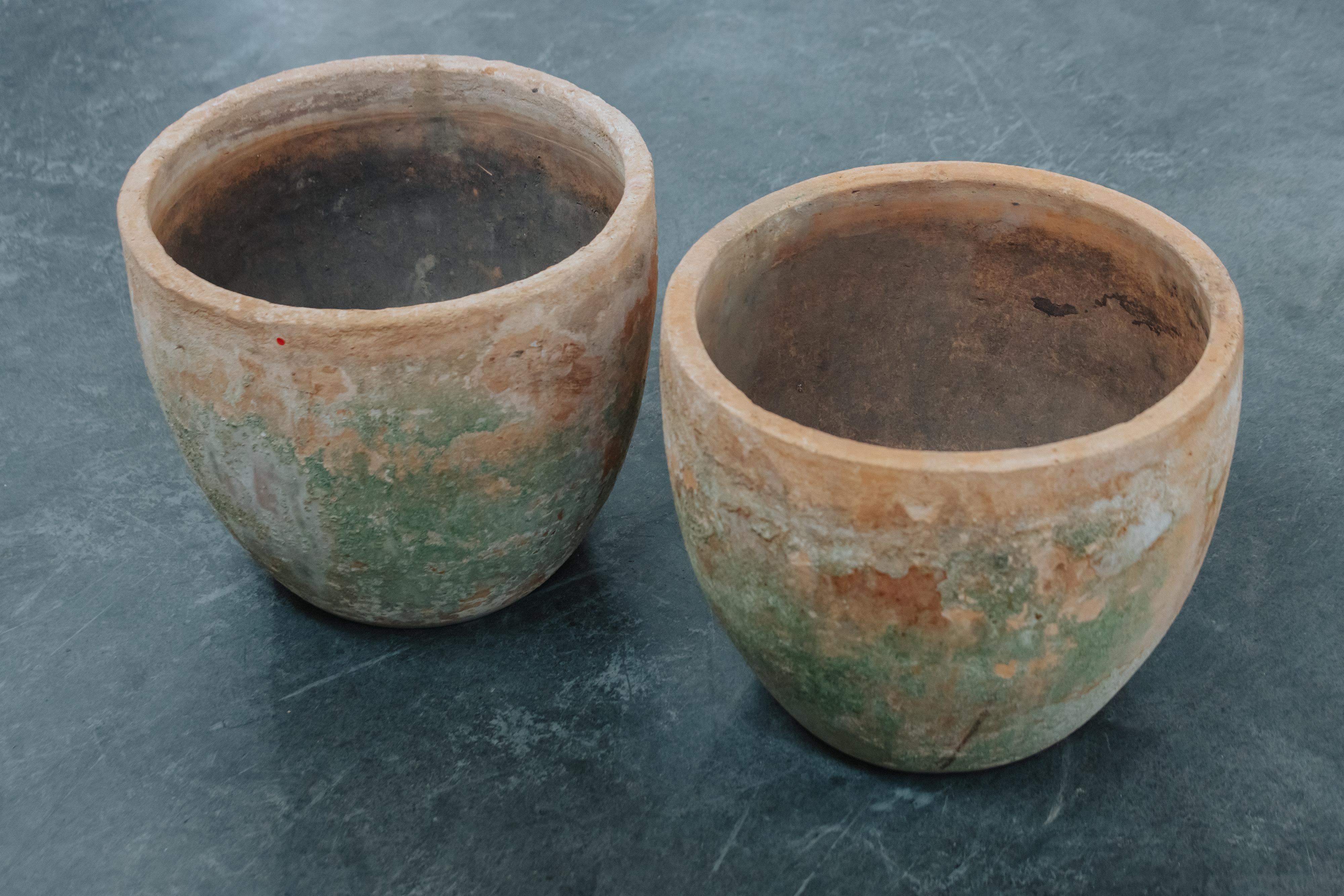 Early Pair Of Terracotta Urns From France, Circa 1920 For Sale 3