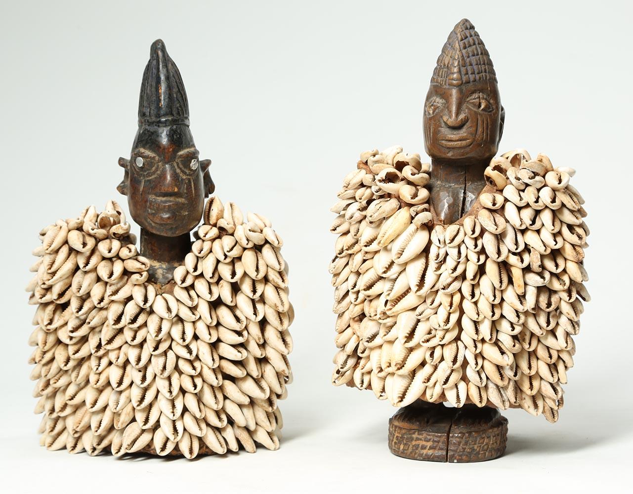 Nigerian Early Pair of Yoruba Tribal Ibeji 