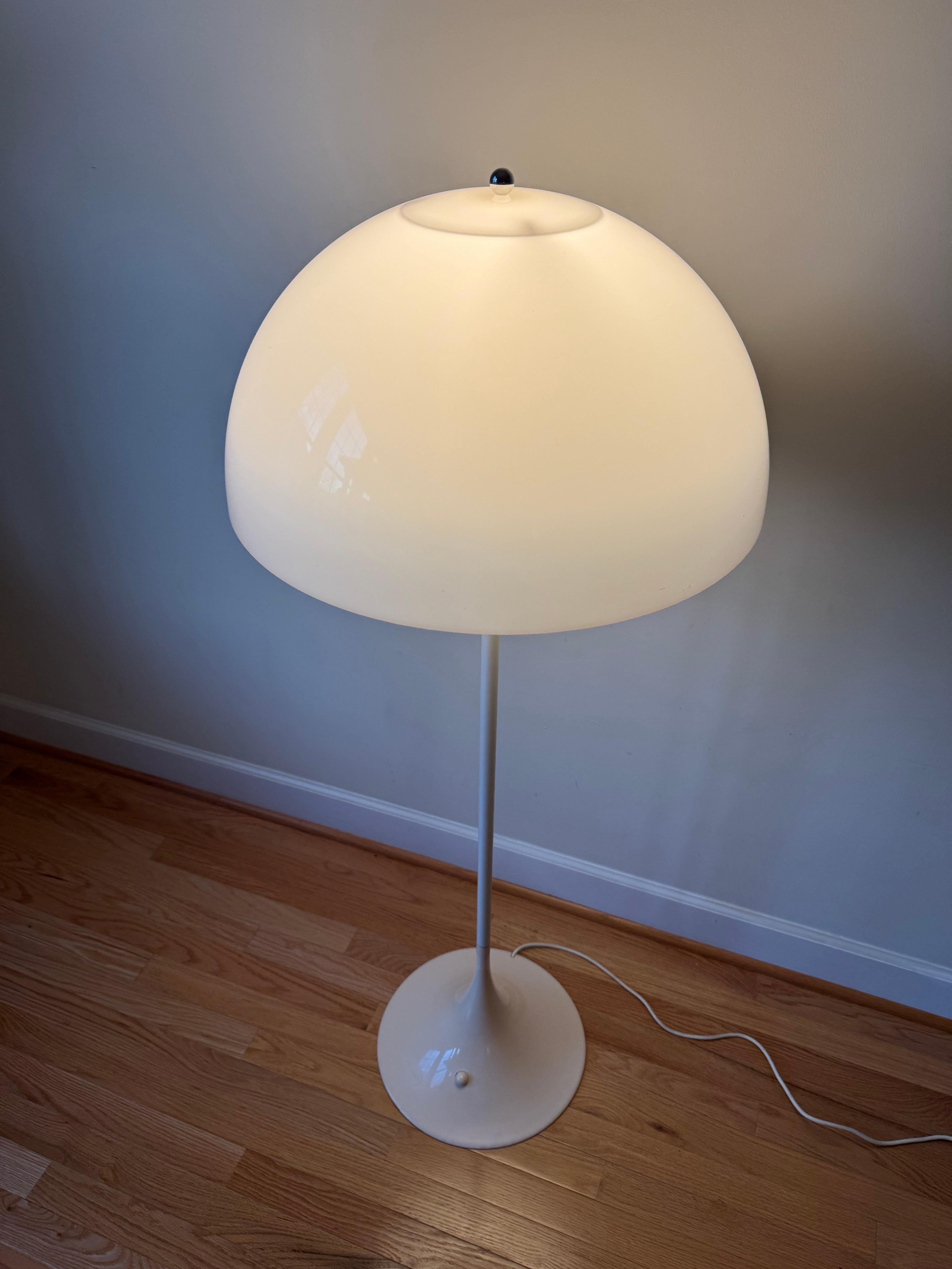 Danish Early Panthella Floor Lamp by Verner Panton for Louis Poulsen For Sale