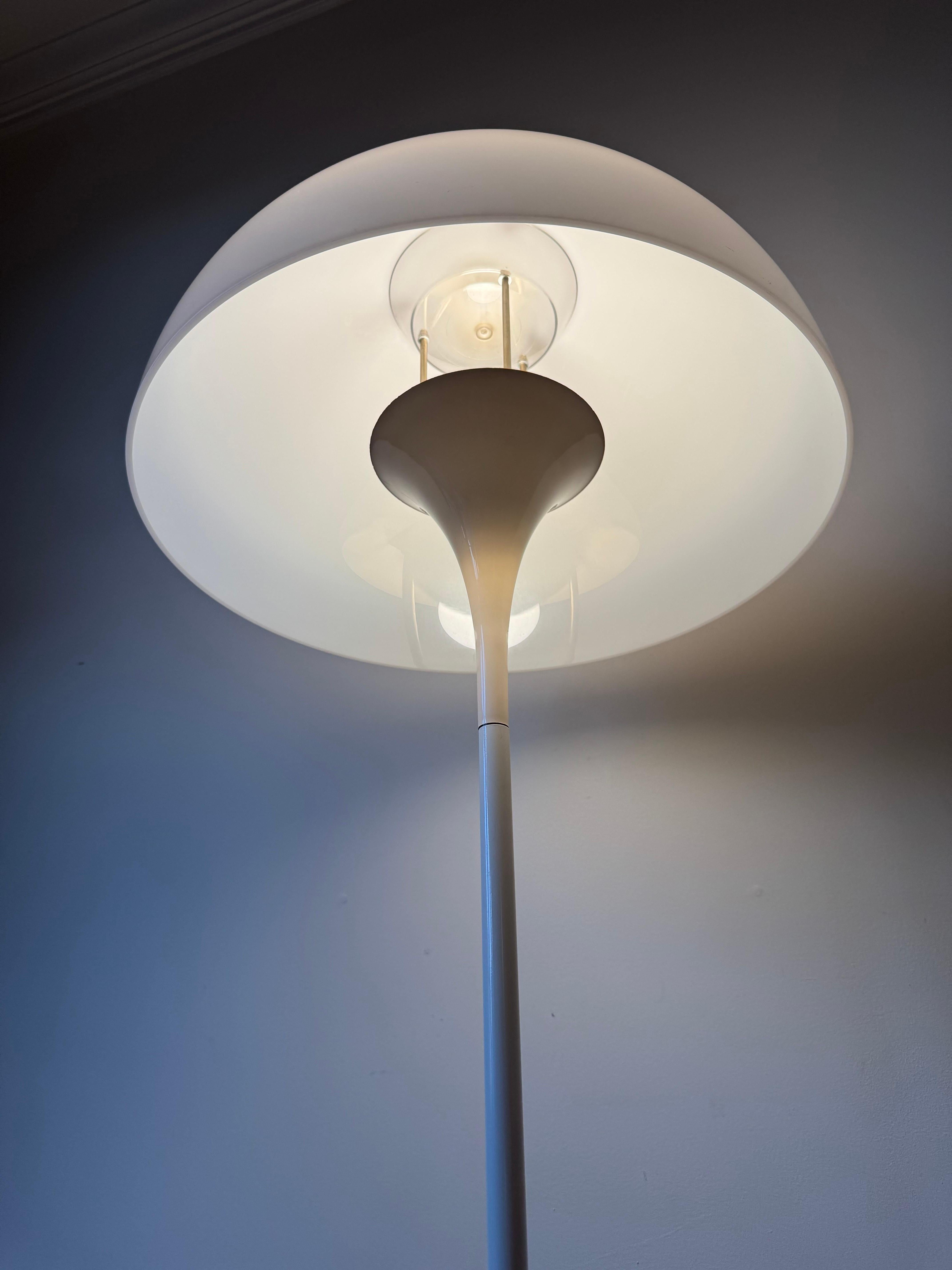 Acrylic Early Panthella Floor Lamp by Verner Panton for Louis Poulsen For Sale