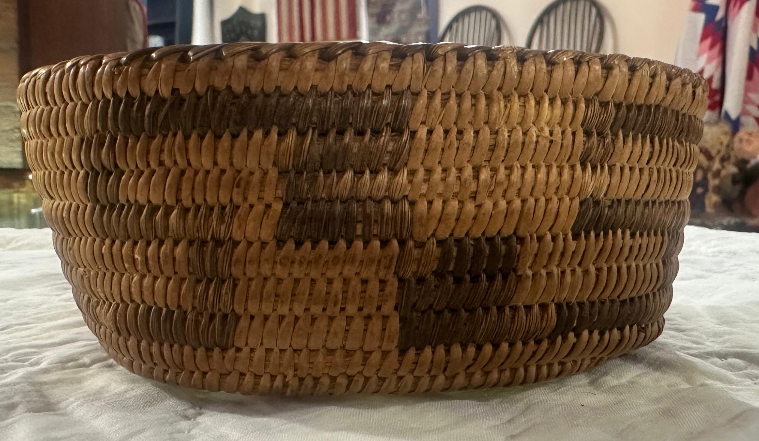 Early Papago Indian Basket For Sale 2