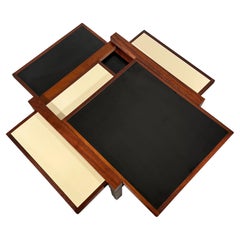 Table basse PAR4 de Bernard Vuarnesson pour Bellato Italy, années 1970.