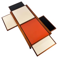 Table basse PAR6 de Bernard Vuarnesson pour Bellato Italie, années 1970