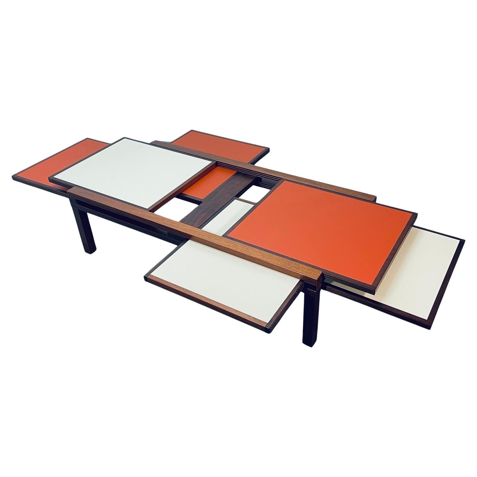 Early PAR6 coffee table by Bernard Vuarnesson for Bellato Italy, 1970
s en vente