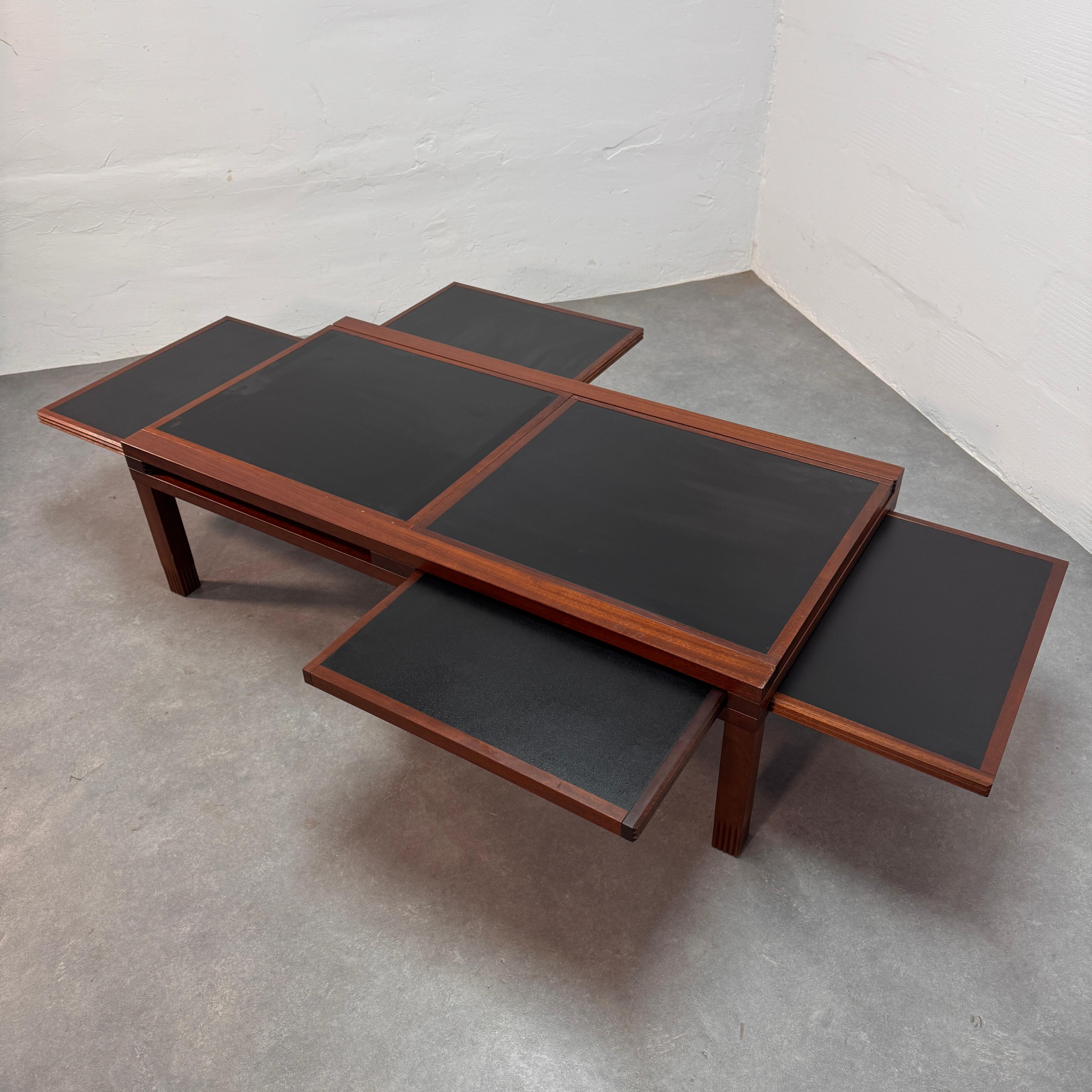 Früher PAR6-Couchtisch von Bernard Vuarnesson für Bellato, Italien, 1970er Jahre (Italienisch)