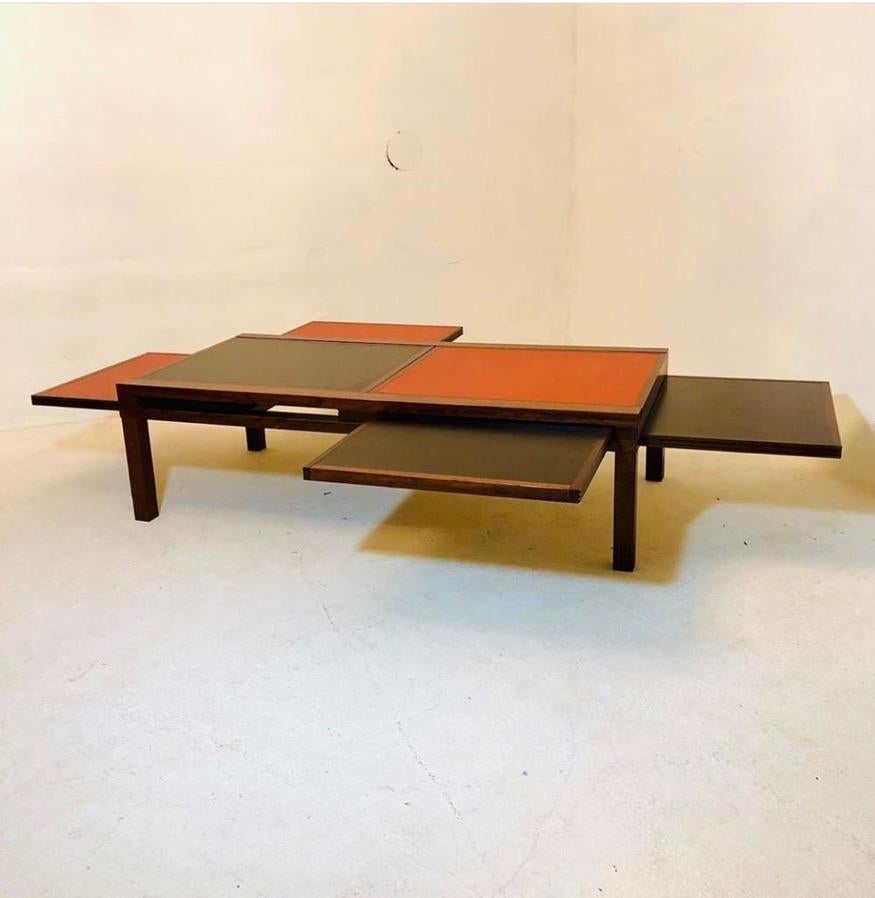 Früher PAR6-Couchtisch von Bernard Vuarnesson für Bellato, Italien, 1970er Jahre (Postmoderne)