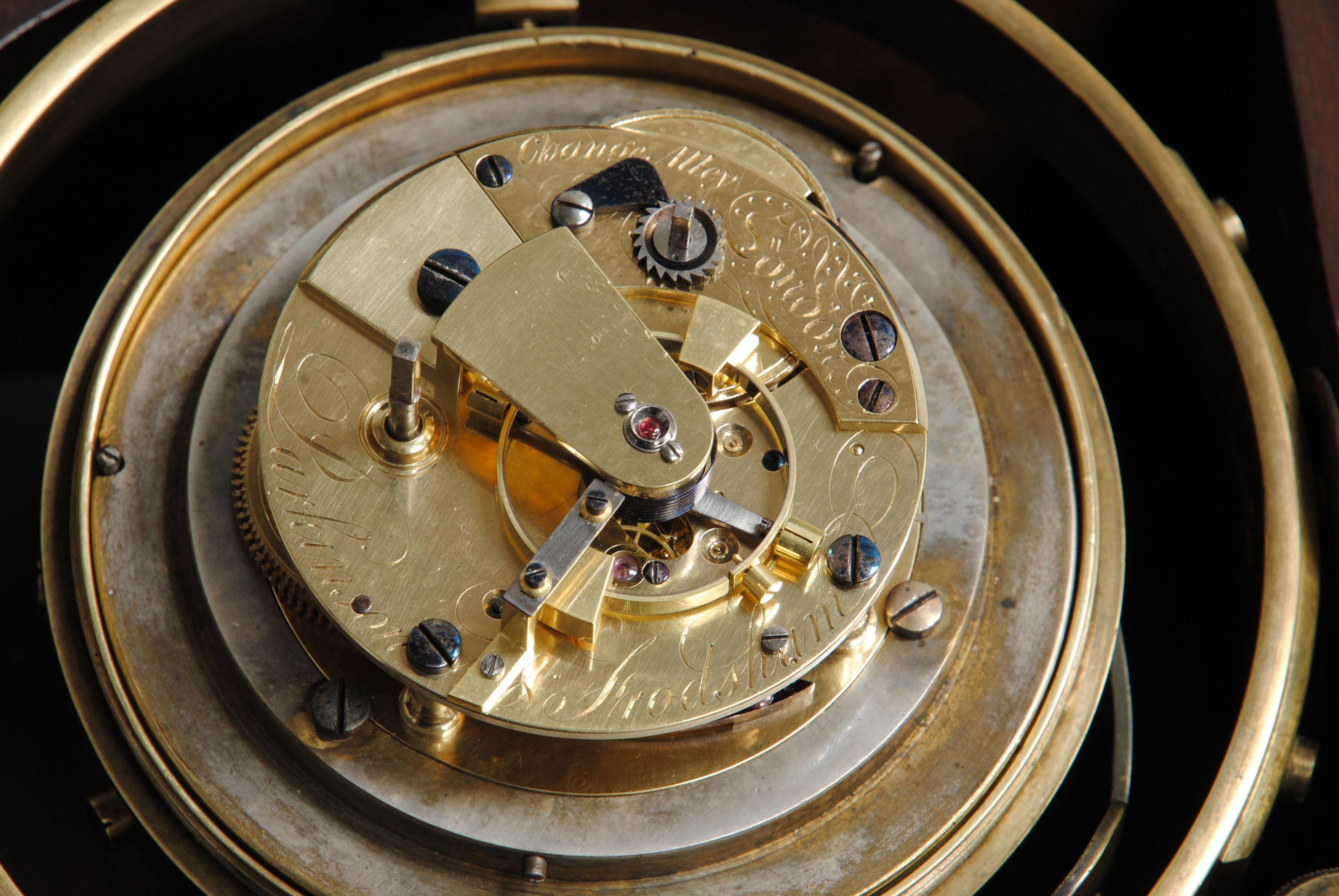 Frühes Marinechronometer von Parkinson und Frodsham (Englisch)