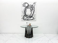 Early Paul Evans "Crown of Thorns" Dining Table, Signed and Dated, 1968