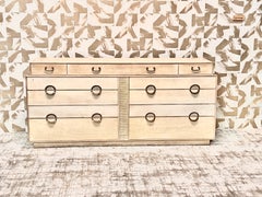 Early Paul Frankl Dresser for Johnson Furniture in White Chocolate