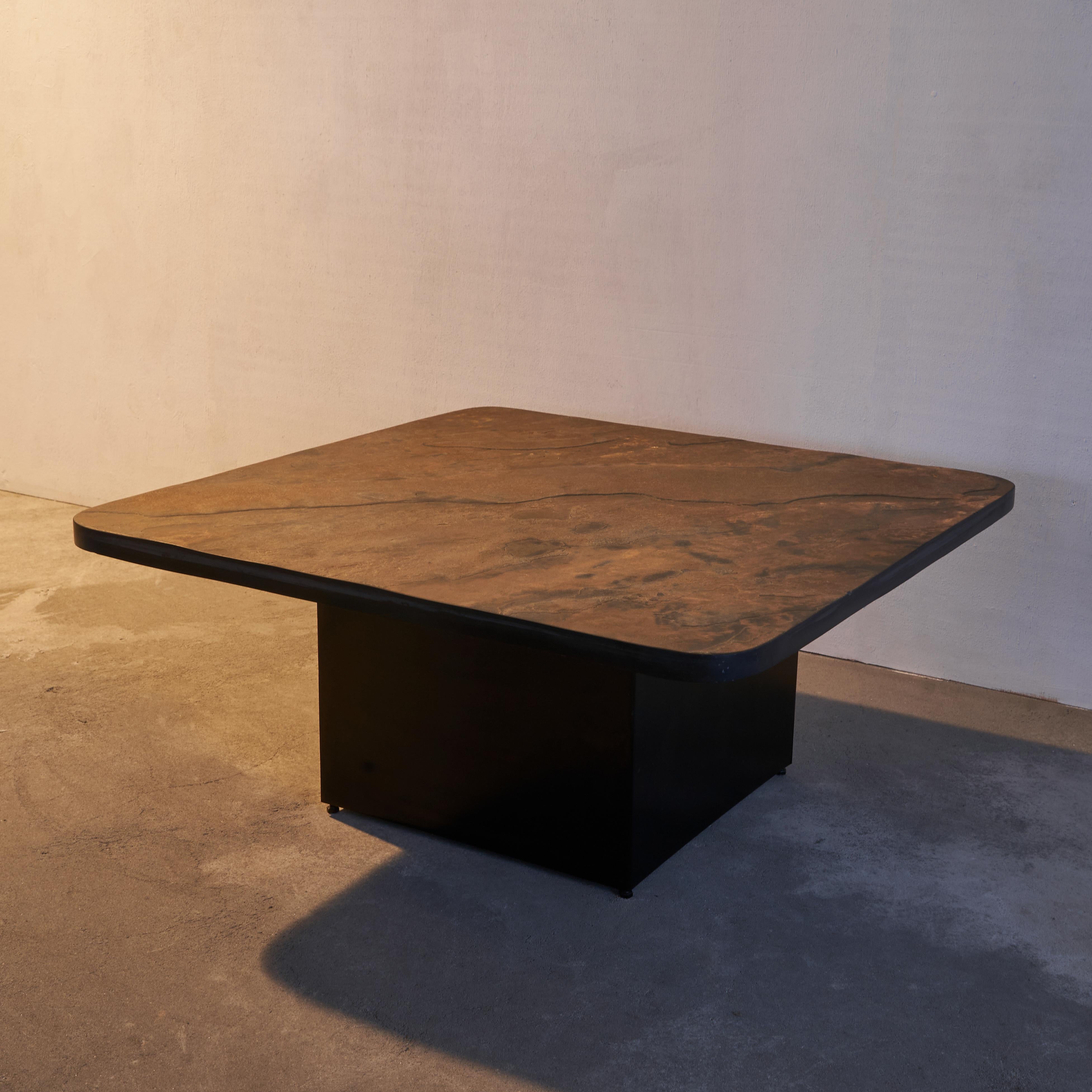 Early Paul Kingma stone coffee table, The Netherlands, 1960s.

Bought from the family of the first owner, this table is fresh to the market. The artist Paul Reiner Kingma (1931-2013) was a friend of the family and therefore this table has a strong