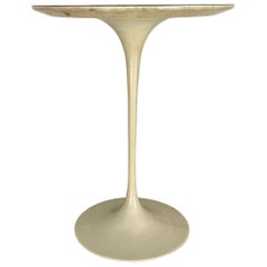 Retro Early Pedestal Tulip Side Table by Eero Saarinen for Knoll Associates Inc.