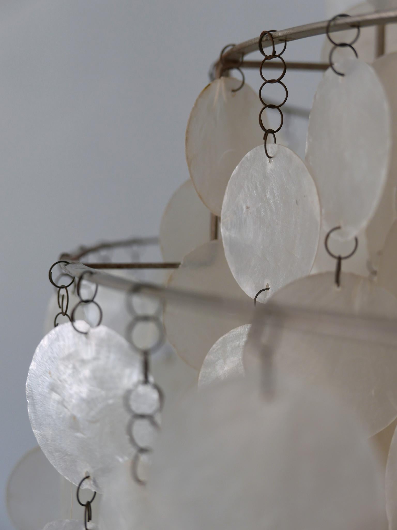 Early Pendant Lamp or Chandelier FUN 0DM by Verner Panton for Lüber CH 1960s 9