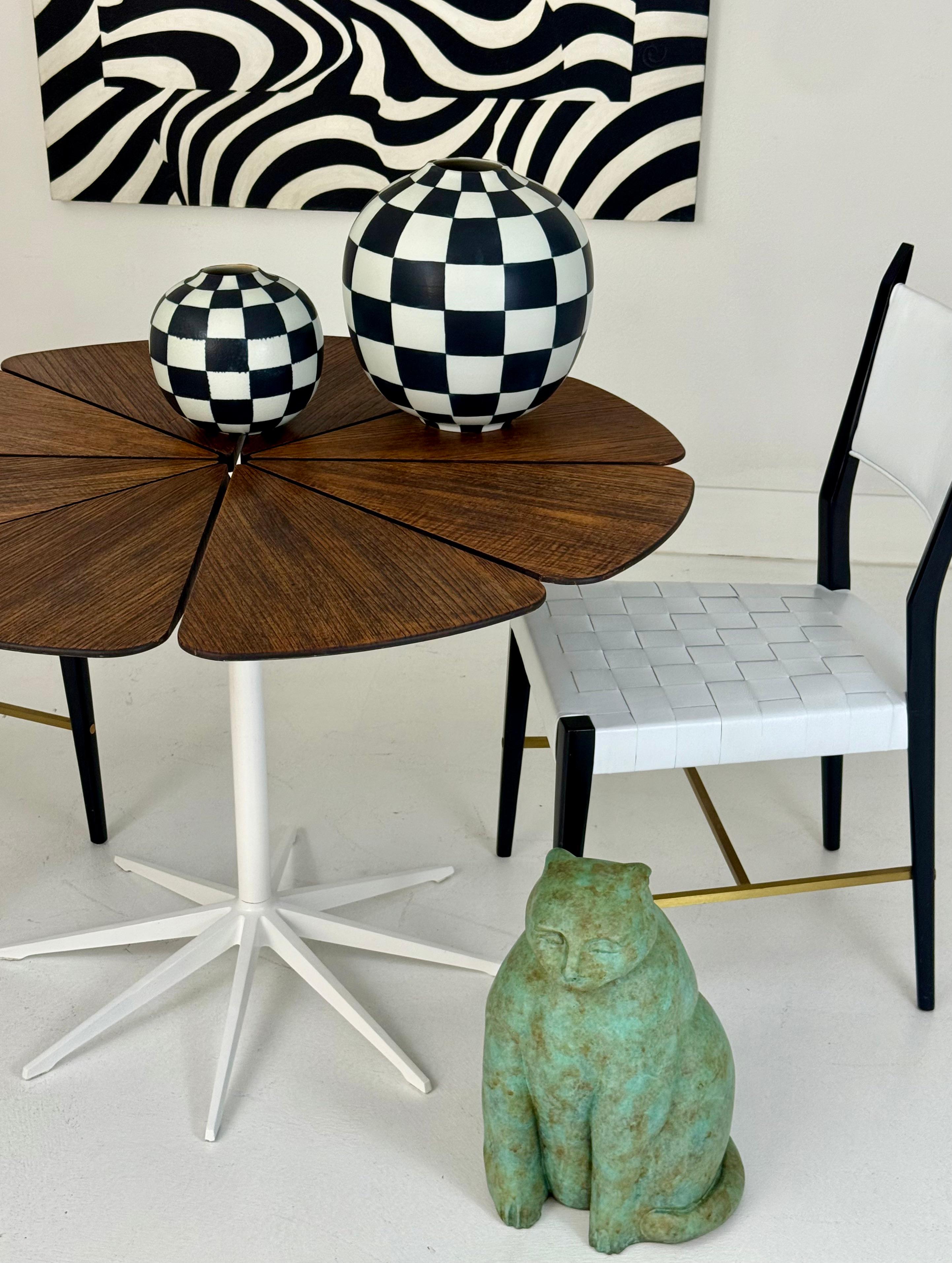 Früher Petal-Beistelltisch von Richard Schultz für Knoll aus Zedernholz, USA, 1960er Jahre im Angebot 5