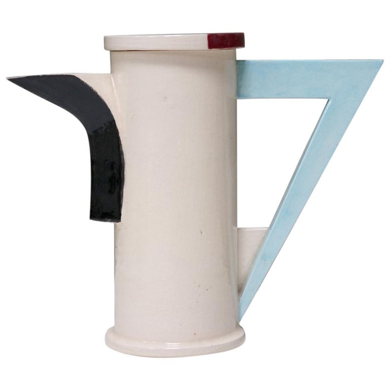 Early Peter Shire Teapot, Mint Condition at 1stdibs