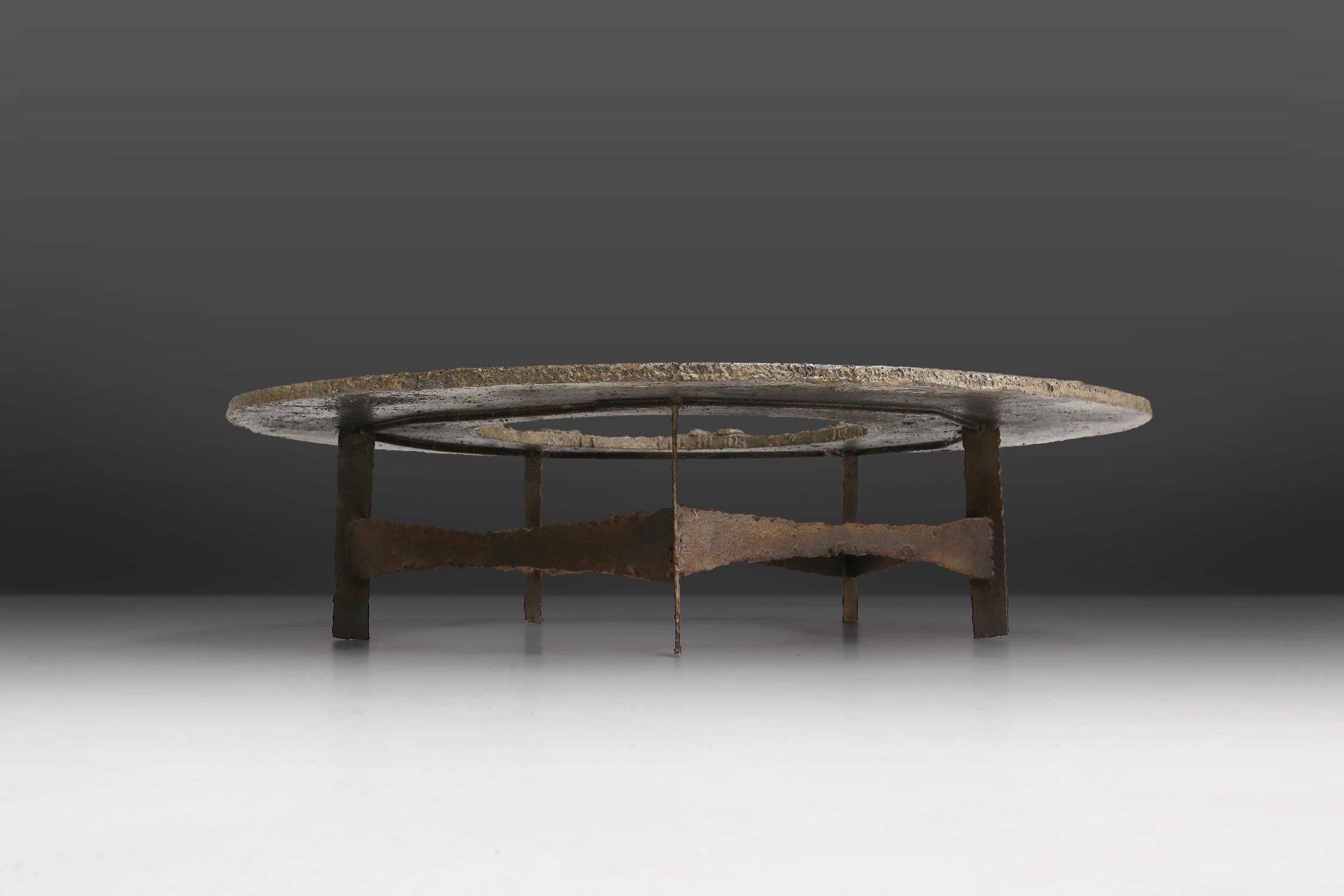 Early Pia Manu Coffee Table In Good Condition For Sale In Meulebeke, BE