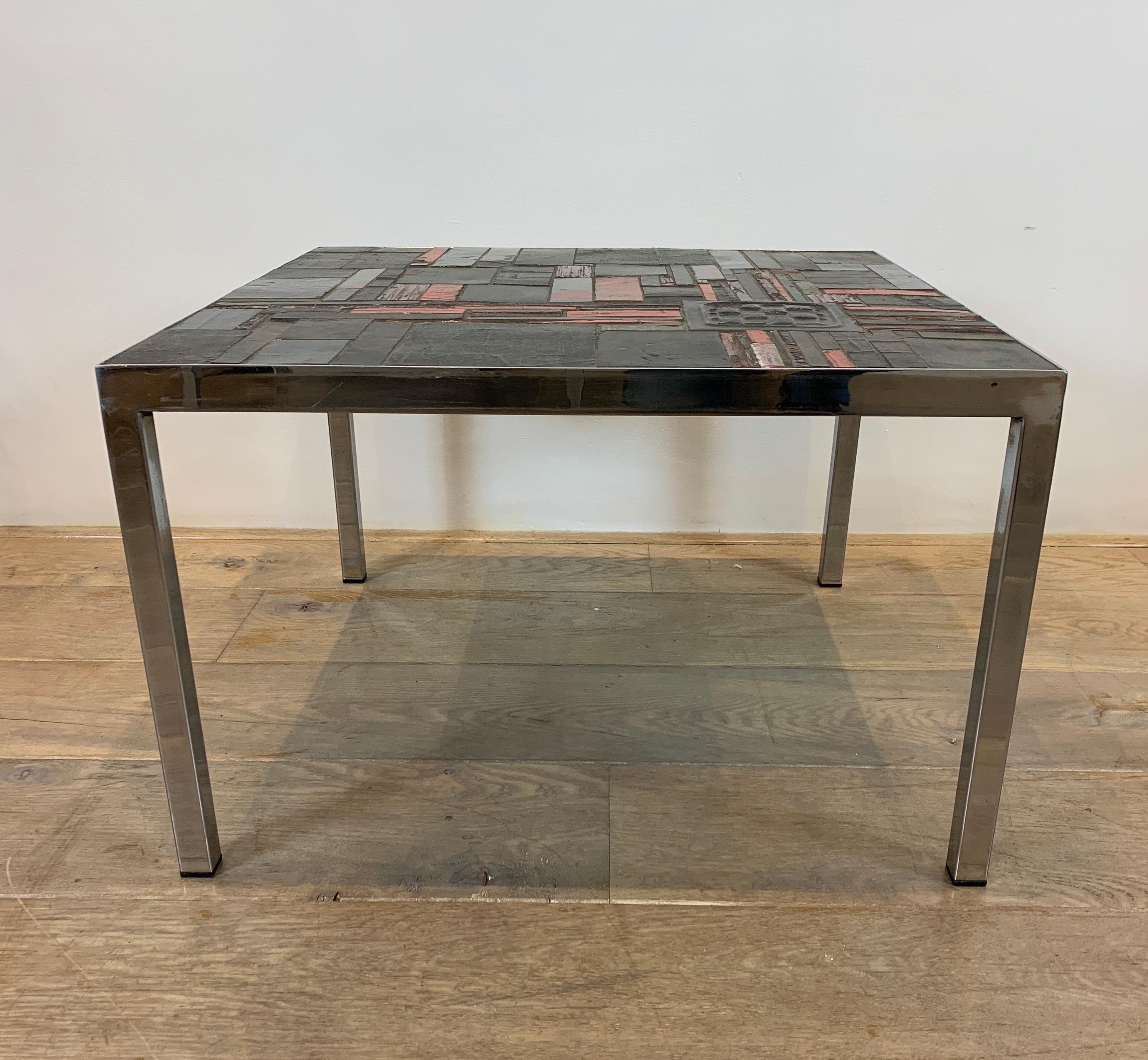 Belgian Early Pia Manu Table, 1960s