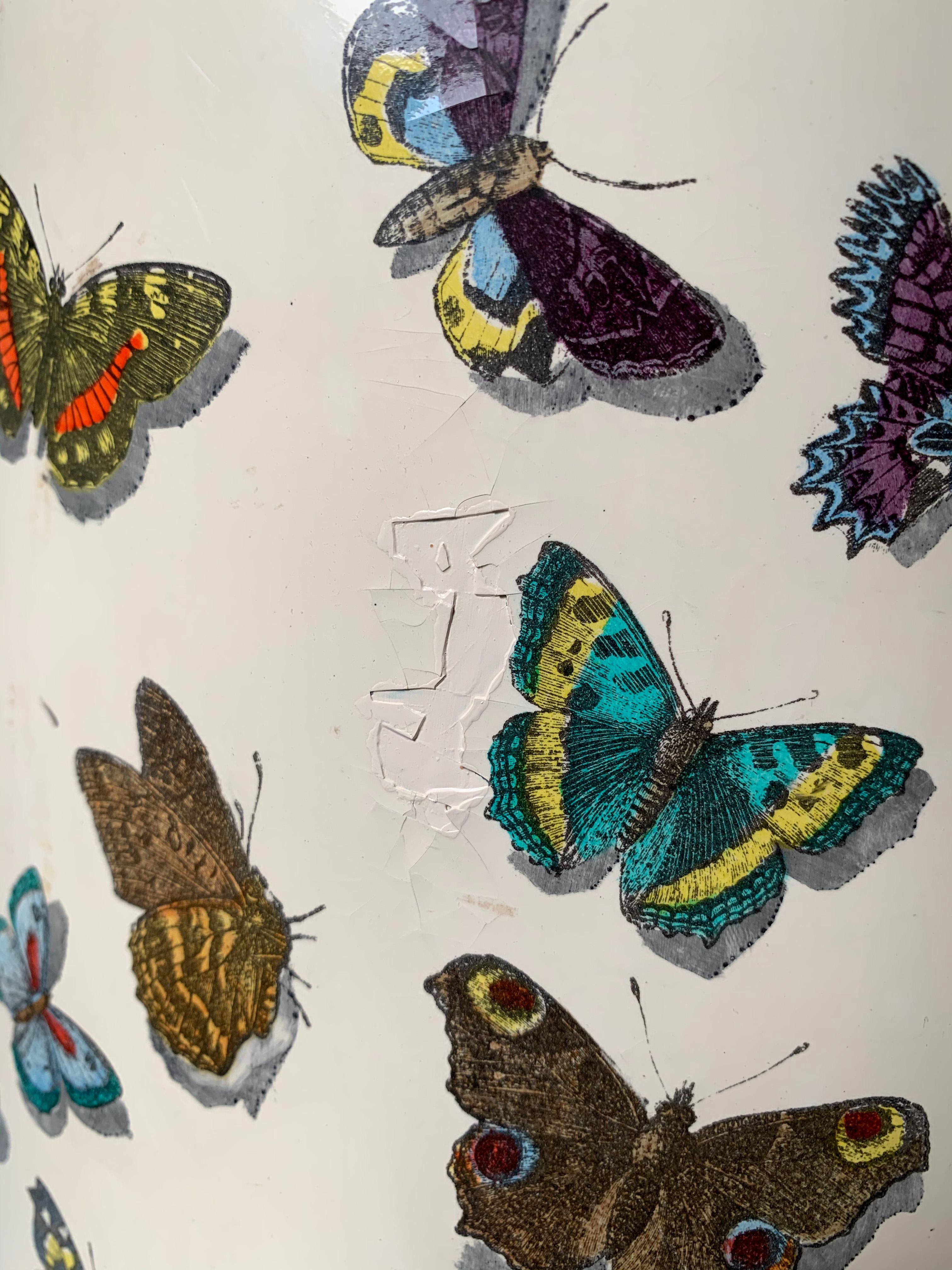 Früher Piero Fornasetti Schmetterlinge Farfalle Schirmständer im Angebot 9