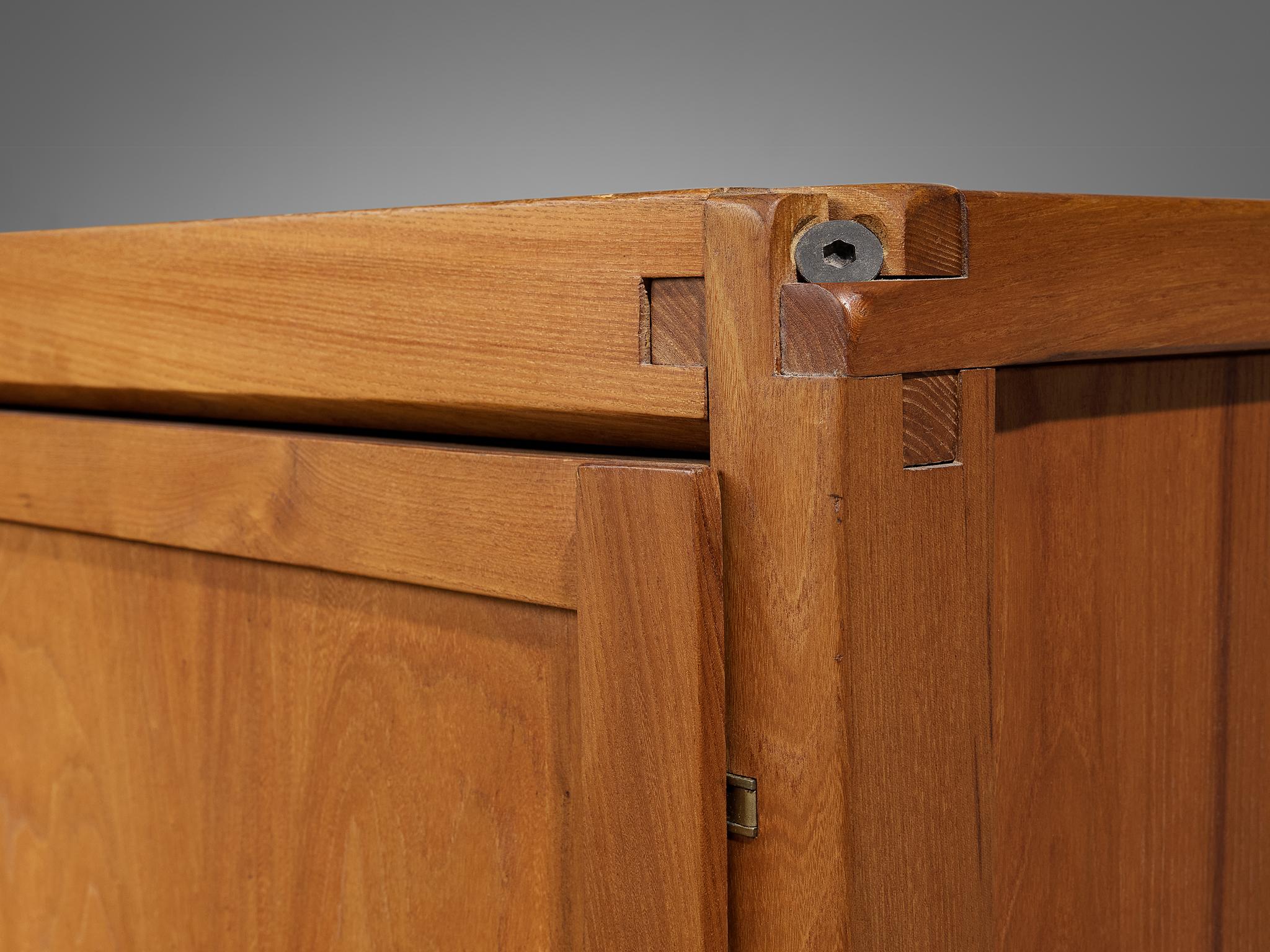 Early Pierre Chapo 'B10' Highboard in Solid Elm 3