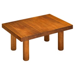 Early Pierre Chapo Coffee Table in Solid Elm