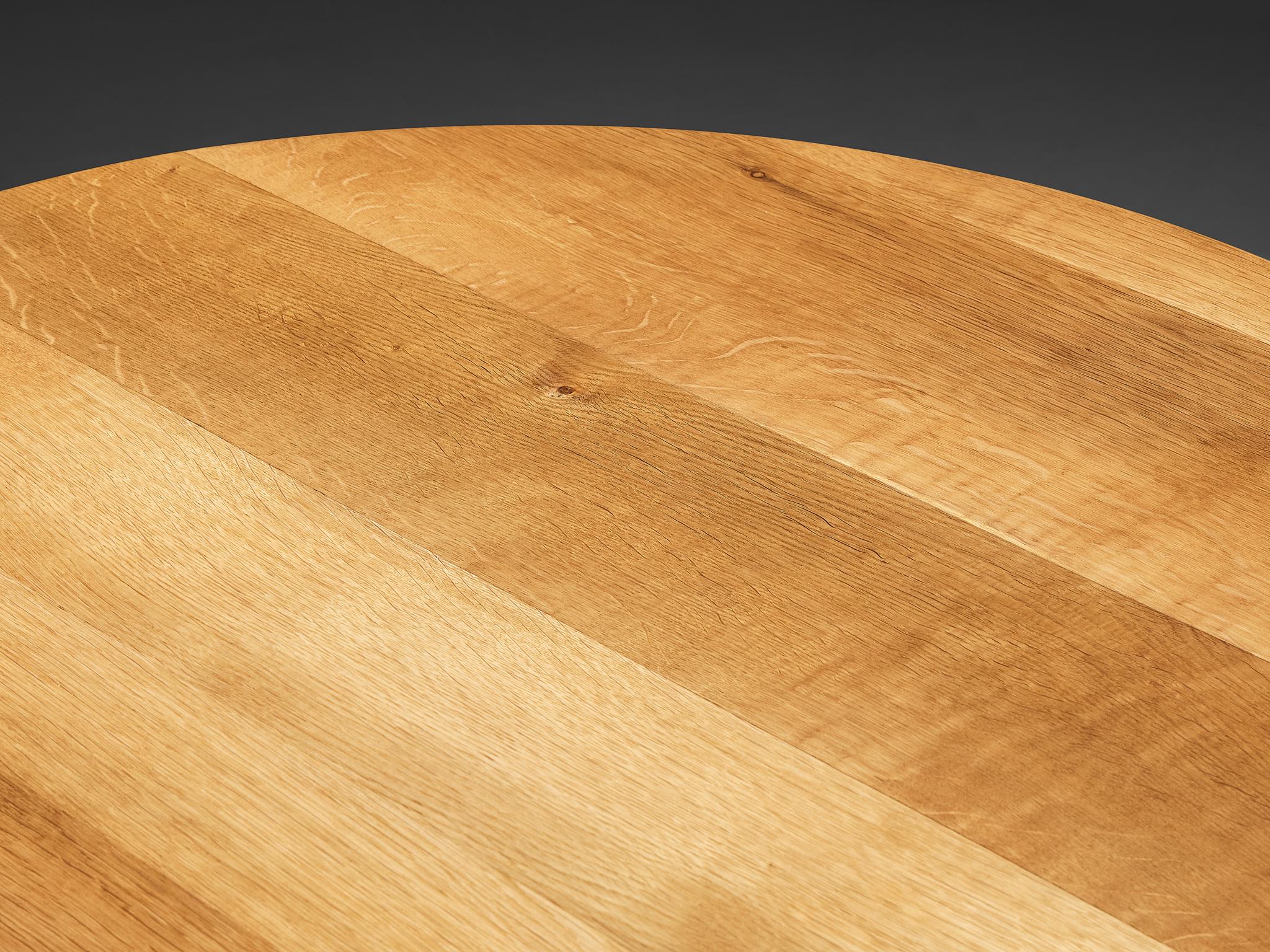 Early Pierre Chapo CUSTOM MADE Table basse 'T02' en chêne Solid en vente 2