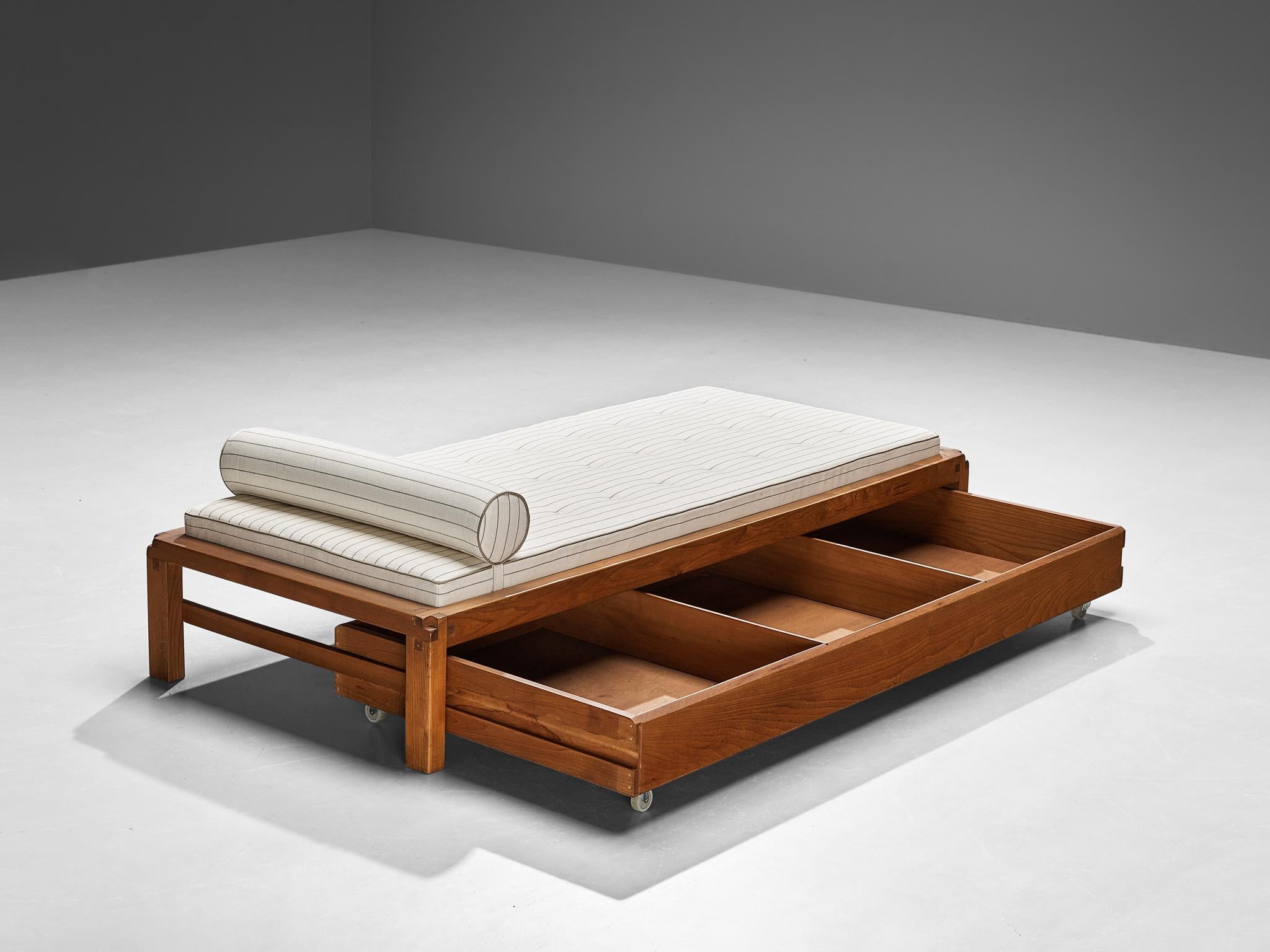 Early Pierre Chapo Daybed in Solid Elm 1