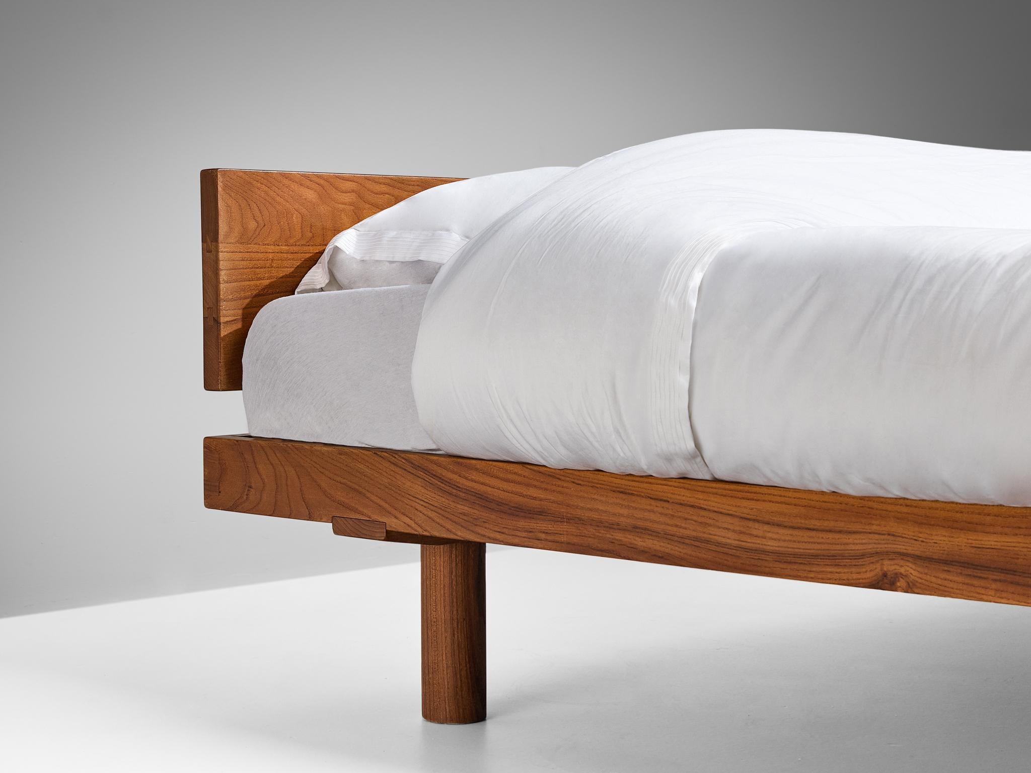 Early Pierre Chapo 'Godot' Queen Bed in Elm  For Sale 2