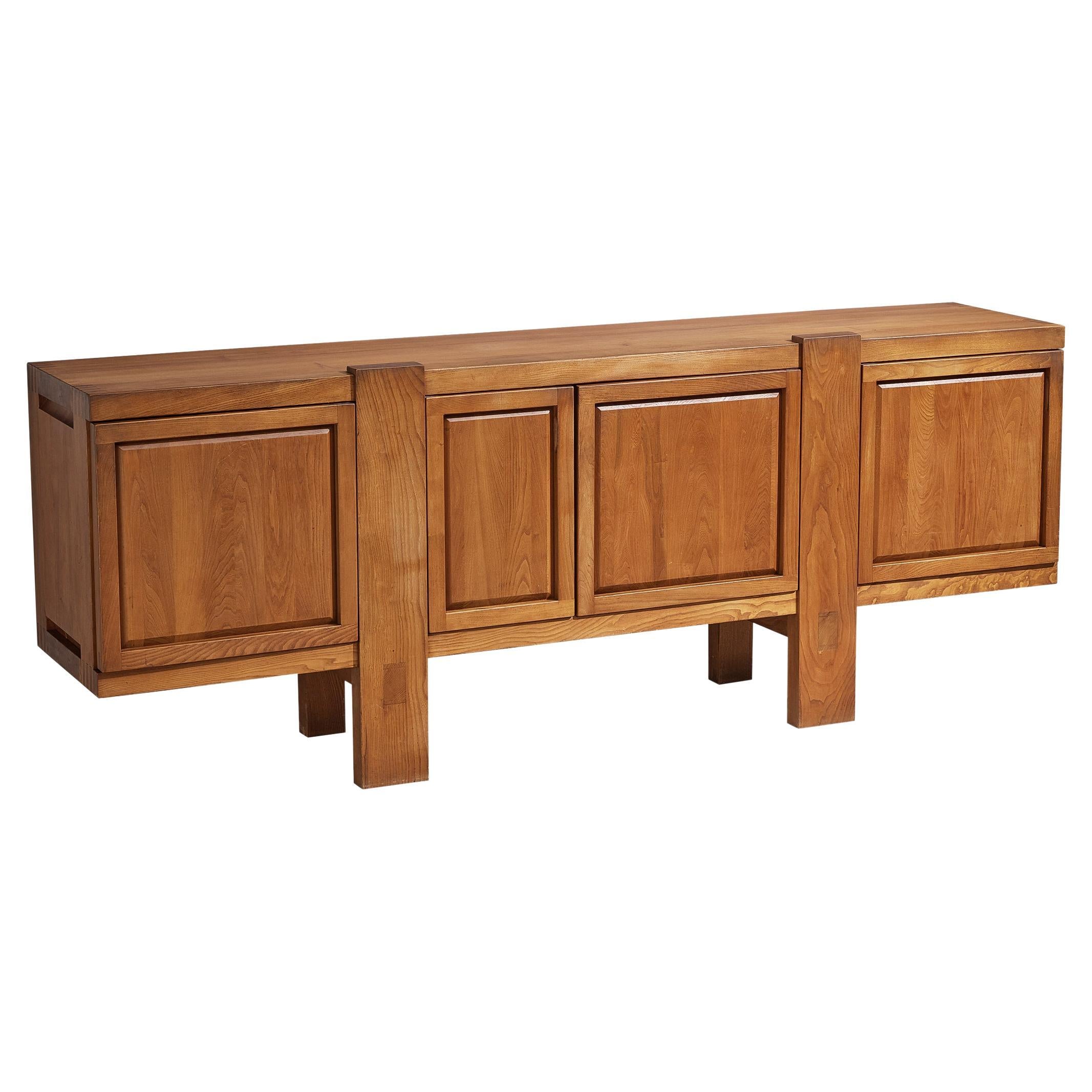 Early Pierre Chapo Large 'R16' Sideboard in Solid Elm