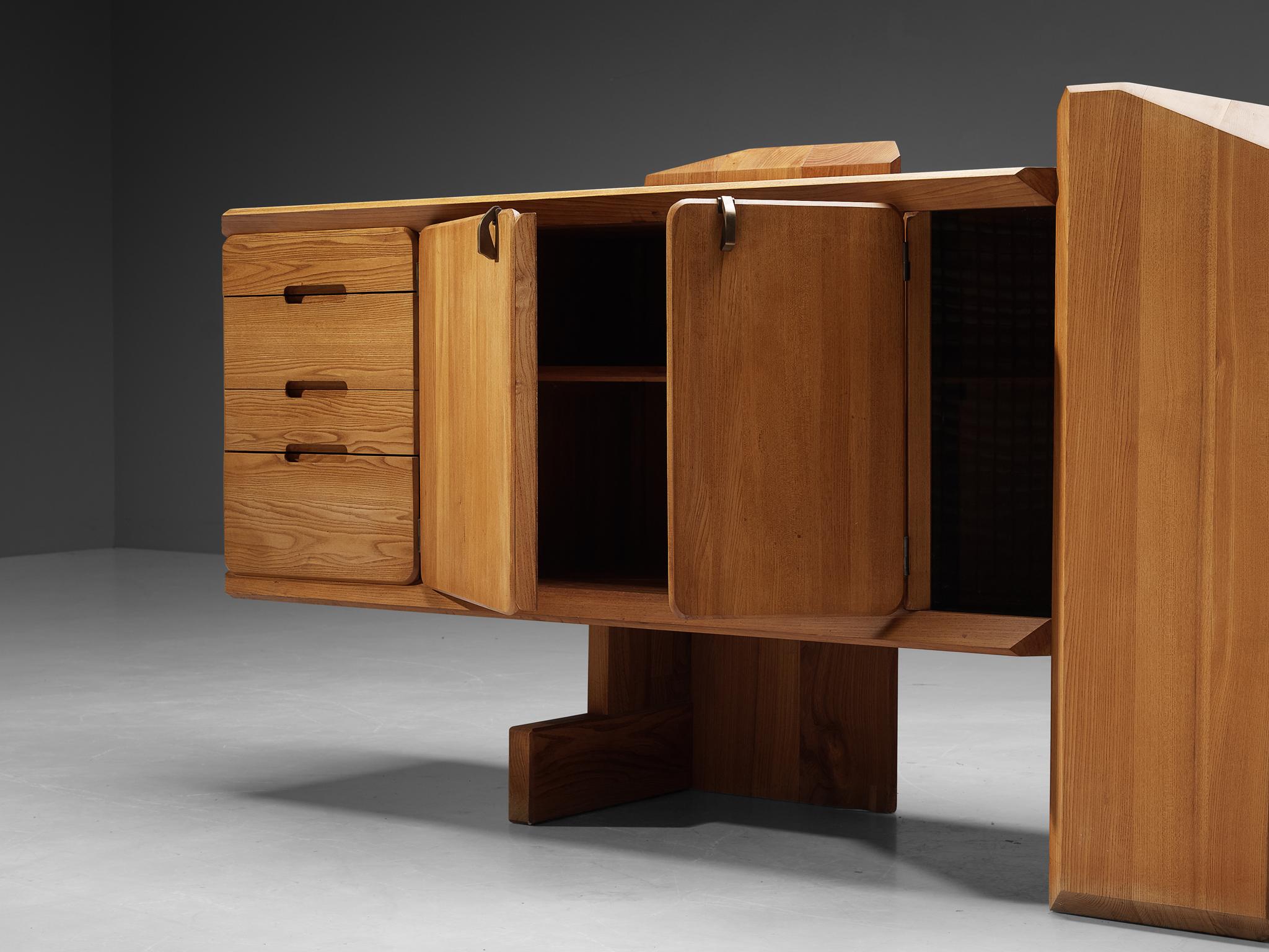 Early Pierre Chapo 'R28' Sideboard in Solid Elm  For Sale 2