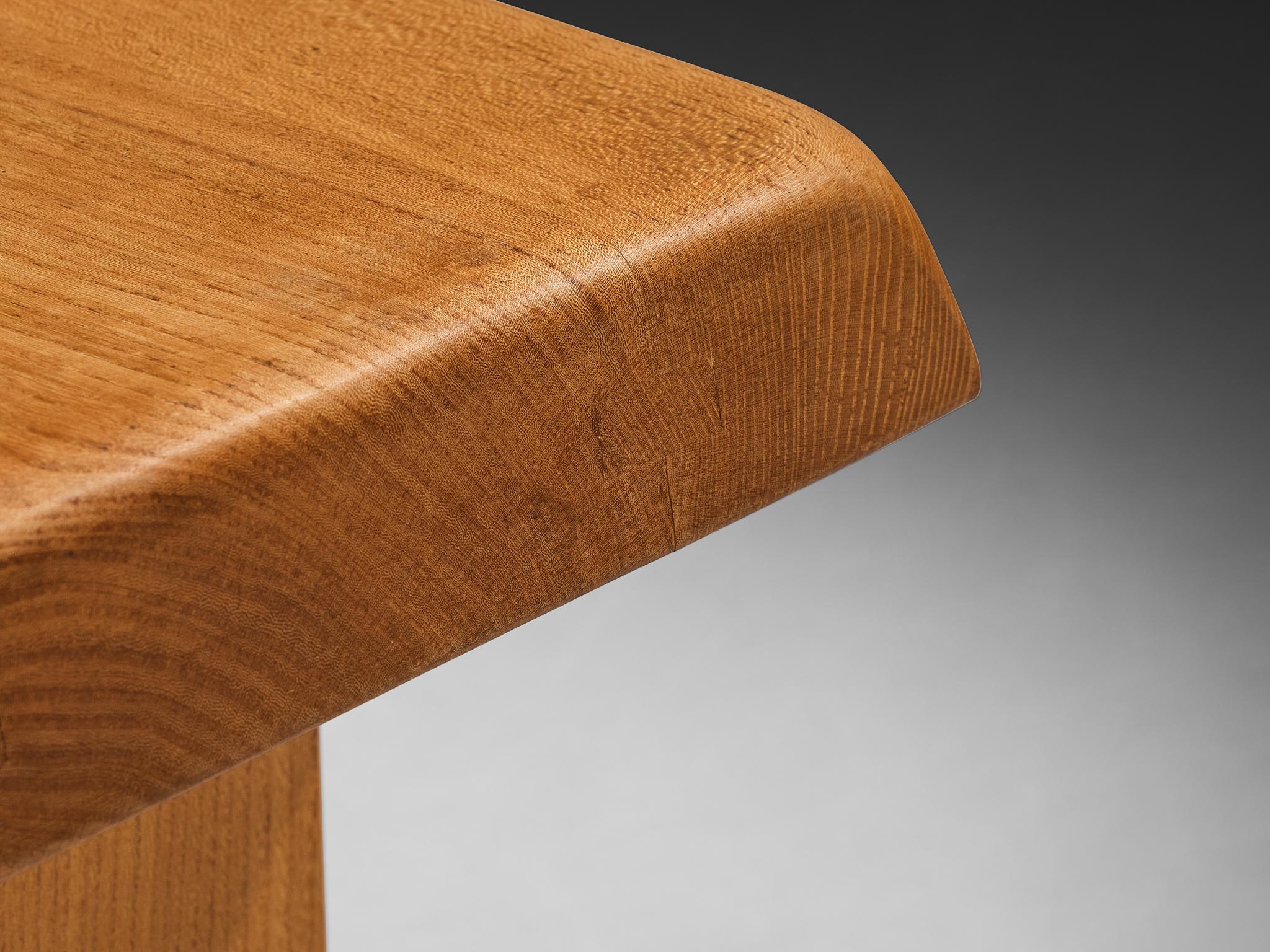 Early Pierre Chapo 'S14B' Bench in Solid Elm 3