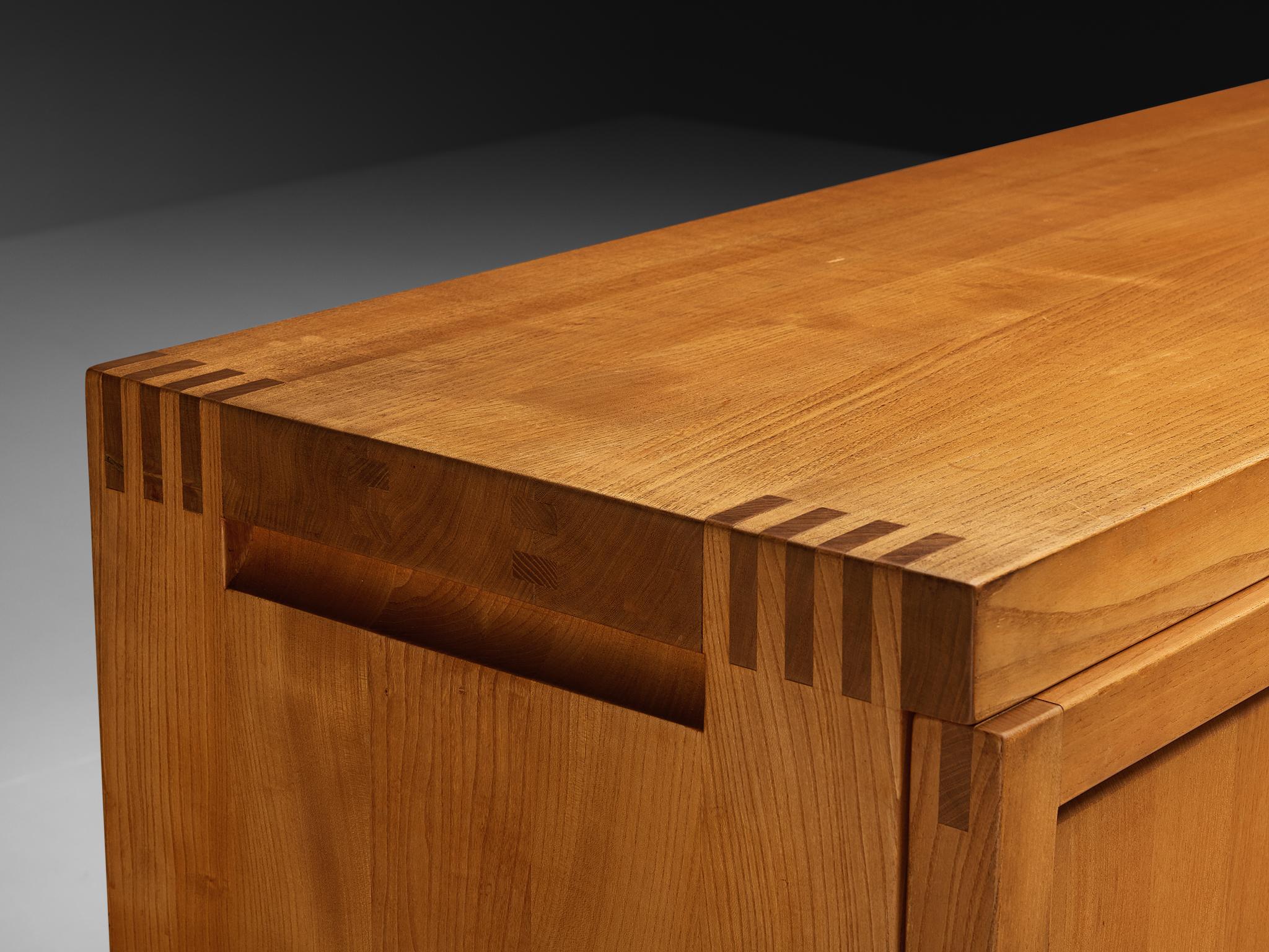 Early Pierre Chapo Sideboard 'R16' in Solid Elm en vente 3