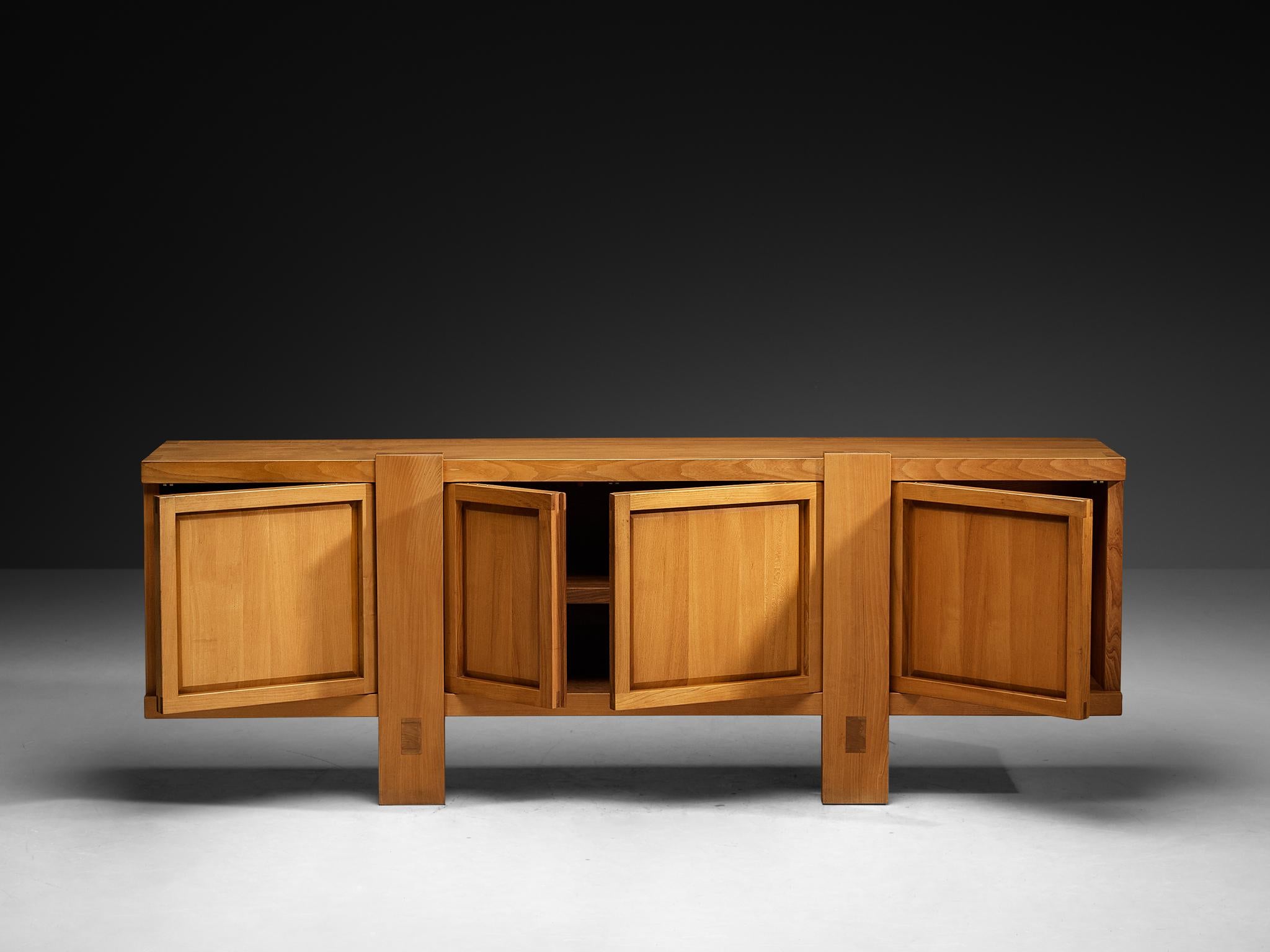 Early Pierre Chapo Sideboard 'R16' in Solid Elm en vente 4